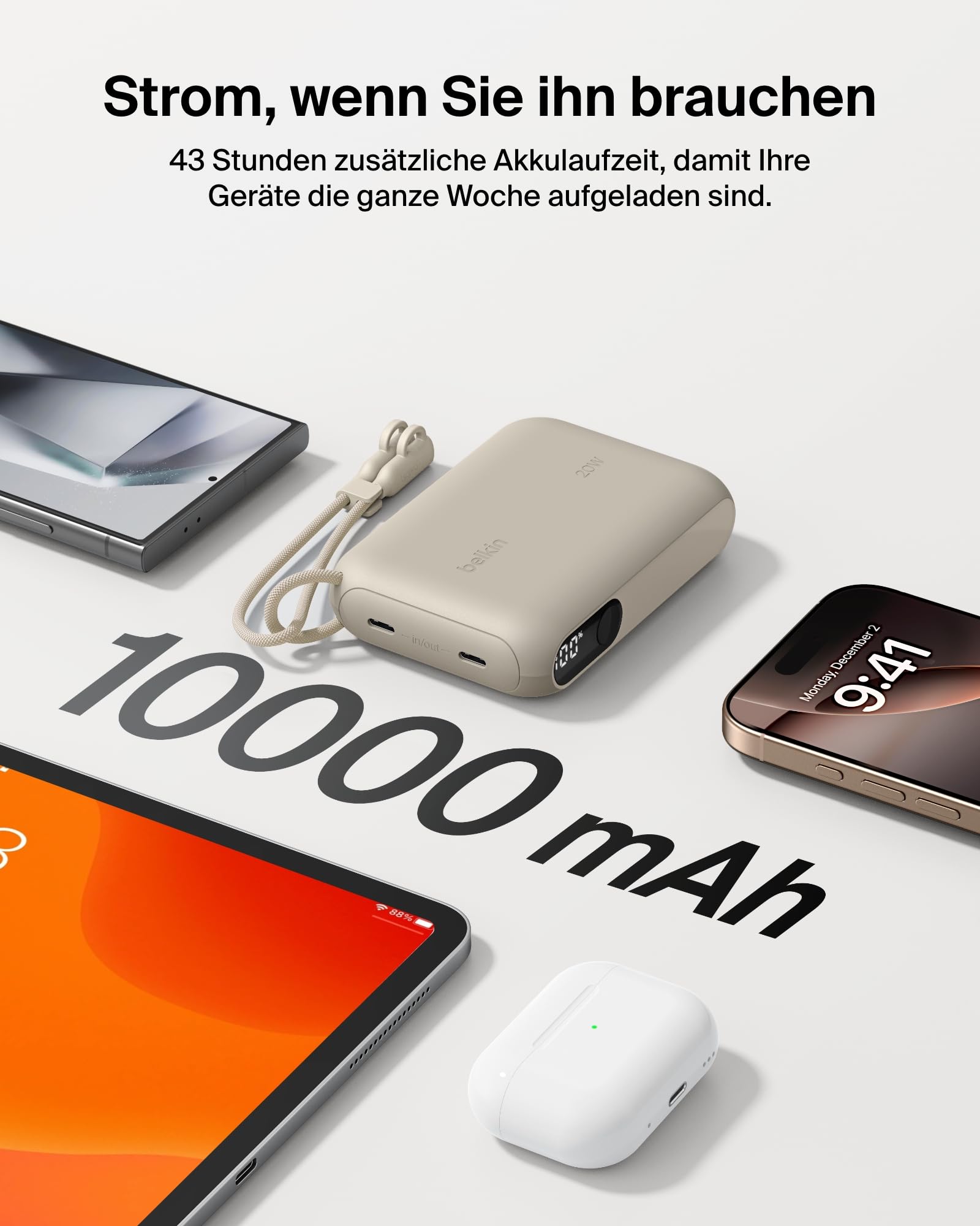 belkin-boostcharge-power-bank-10000-mah-20w-2x-usb-c-digitalanzeige-sand image 4