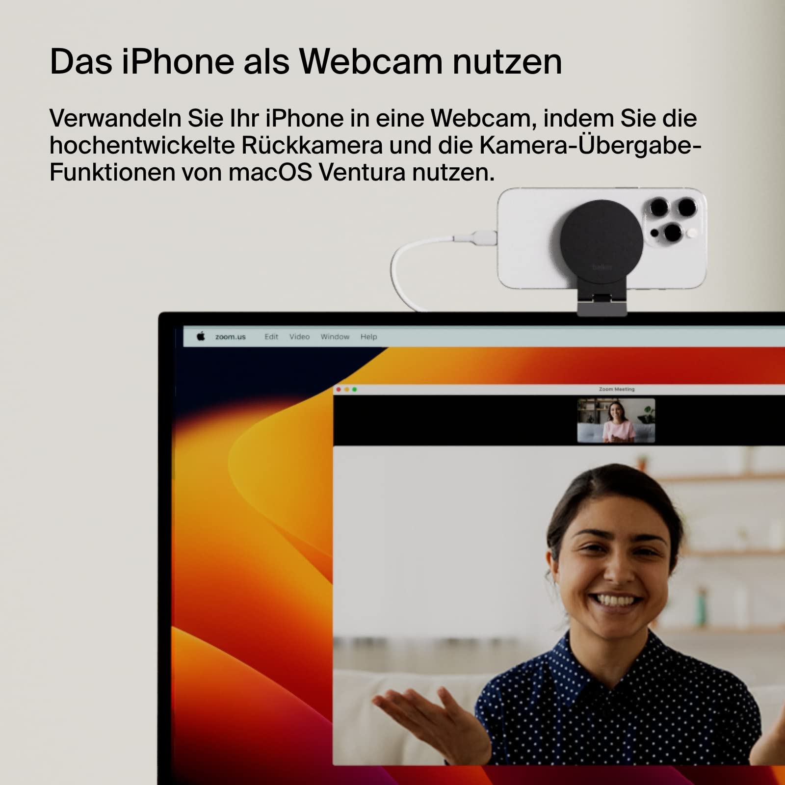 belkin-neigbarer-iphone-halter-mit-magsafe-f-r-mac-und-display image 2