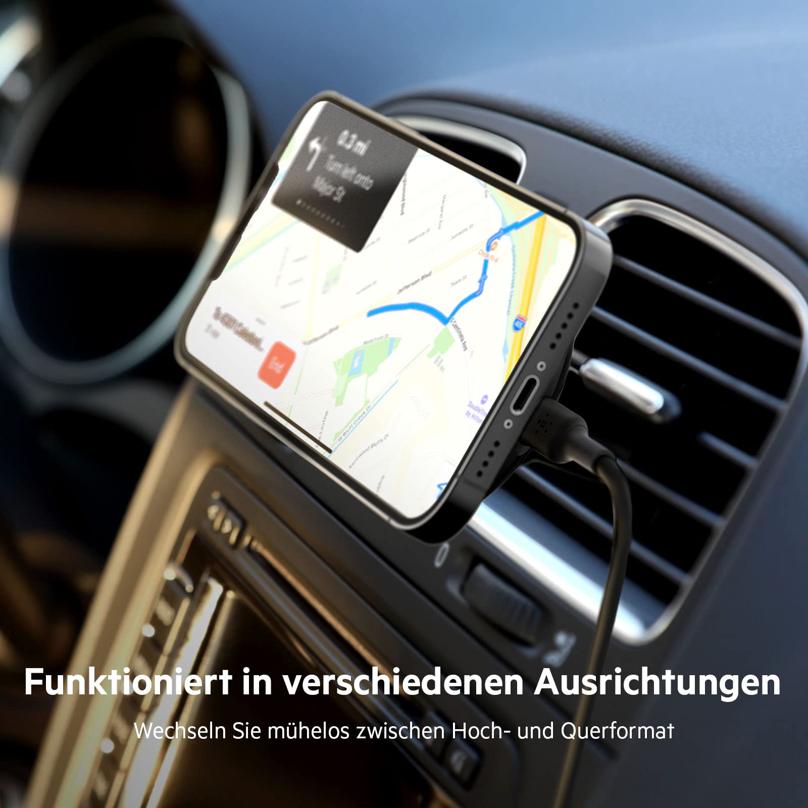 belkin-boostcharge-magsafe-magnetischer-kfz-telefonhalter-mit-10w-laden-inkl-usb image 4