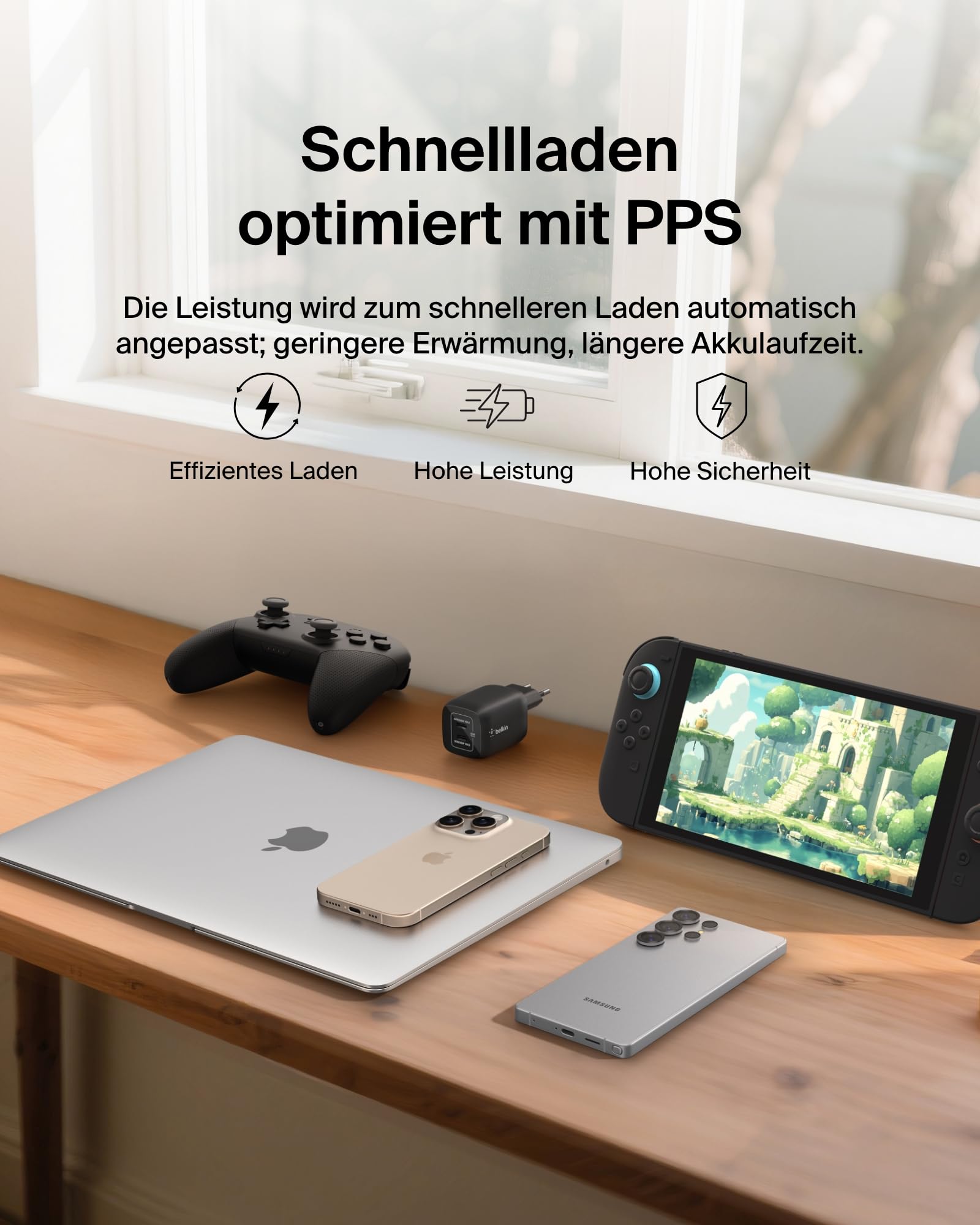 belkin-gaming-ladeger-t-65-w-2-anschl-sse-usb-c-gan-f-r-nintendo-switch-2-iphone image 6