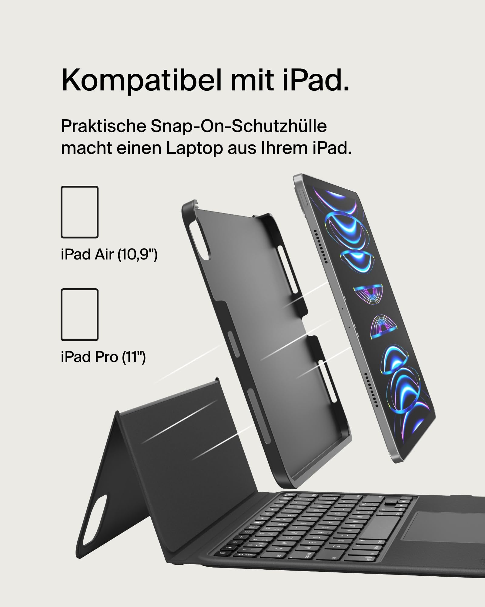belkin-everyday-tastaturh-lle-mit-trackpad-f-r-ipad-air-11-m2-m3-ipad-pro-11-bel image 2