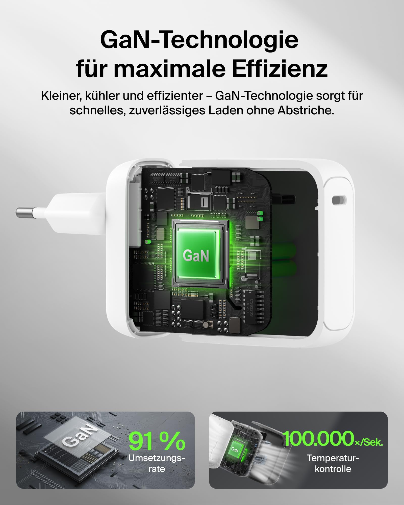 belkin-boostcharge-usb-c-gan-ladeger-t-100w-mit-einklappbarem-stecker-wei image 3