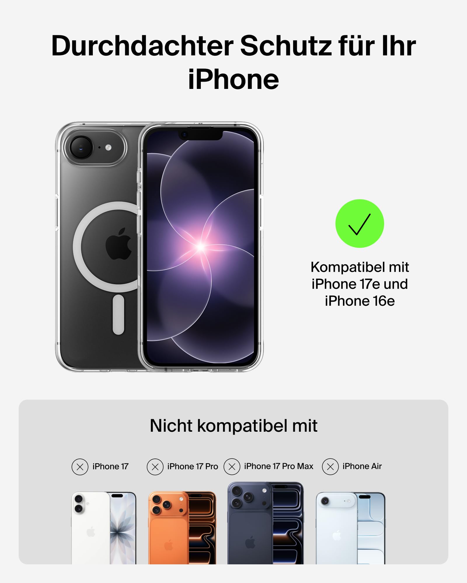 belkin-sheerforce-clear-lite-magnetische-handyh-lle-f-r-iphone-17e-und-16e image 2