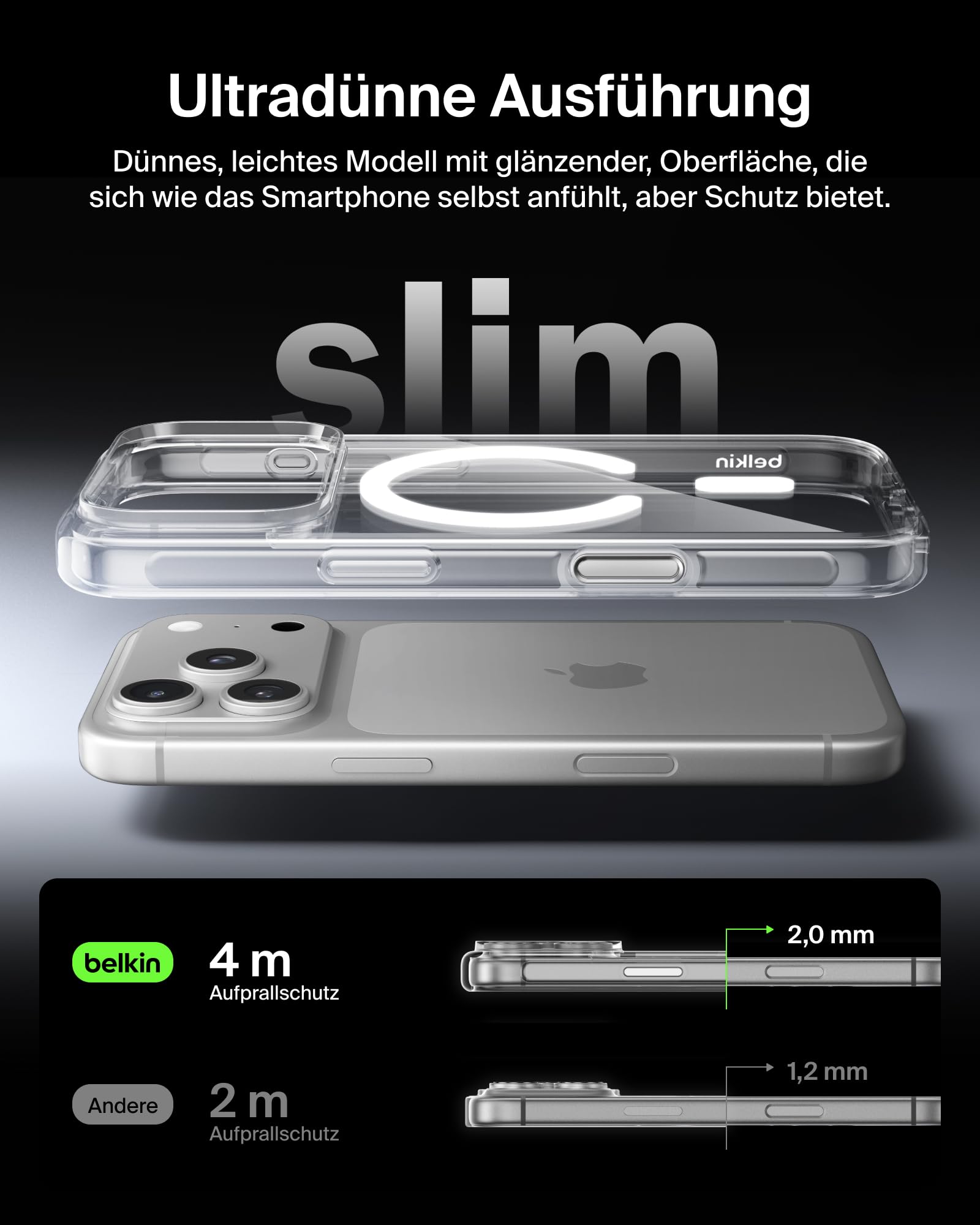 belkin-sheerforce-clear-handyh-lle-f-r-iphone-17-pro-magsafe-transparent image 8