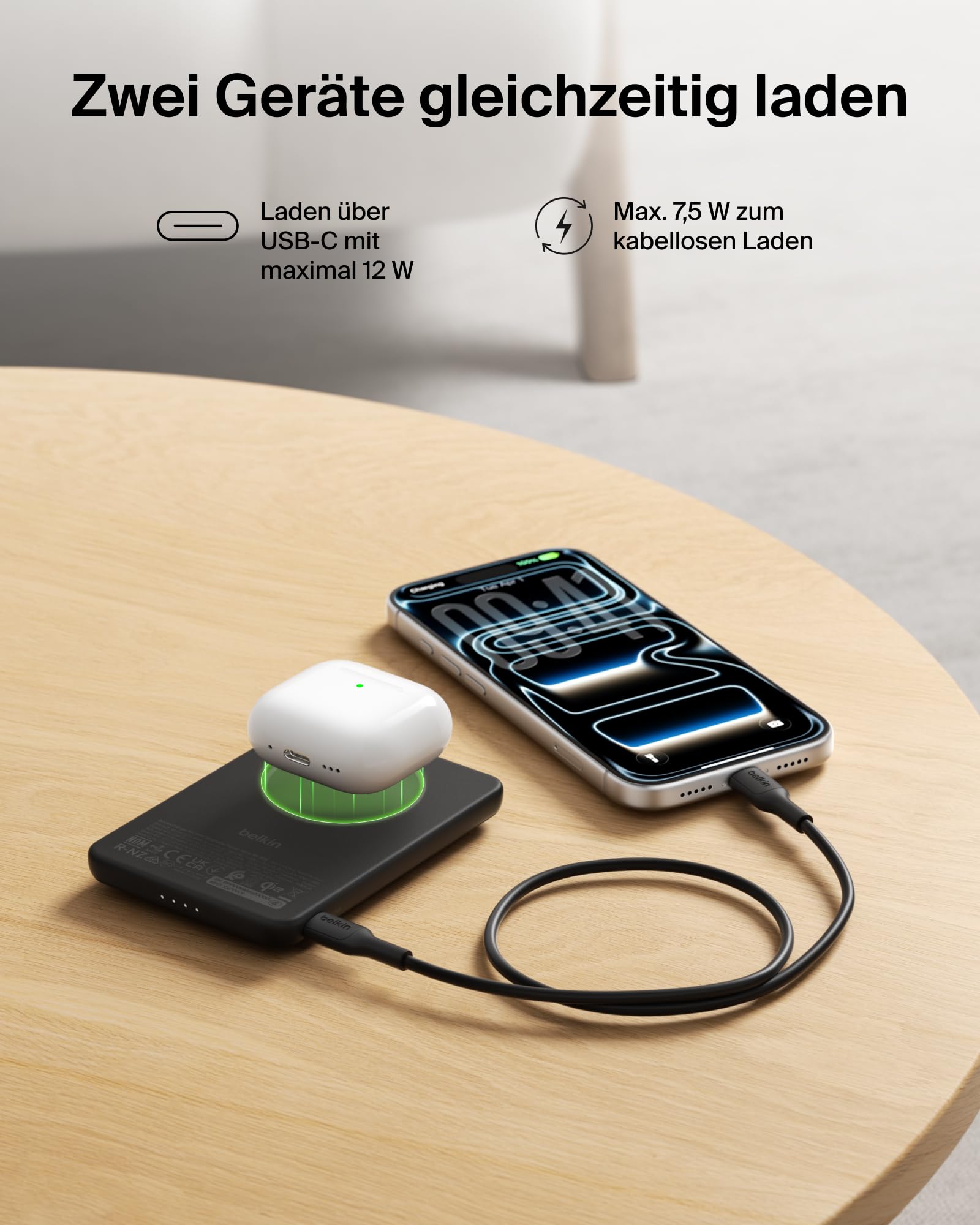 belkin-boostcharge-5000mah-magnetische-power-bank-mit-st-nder-qi2-usb-c-schwarz image 7