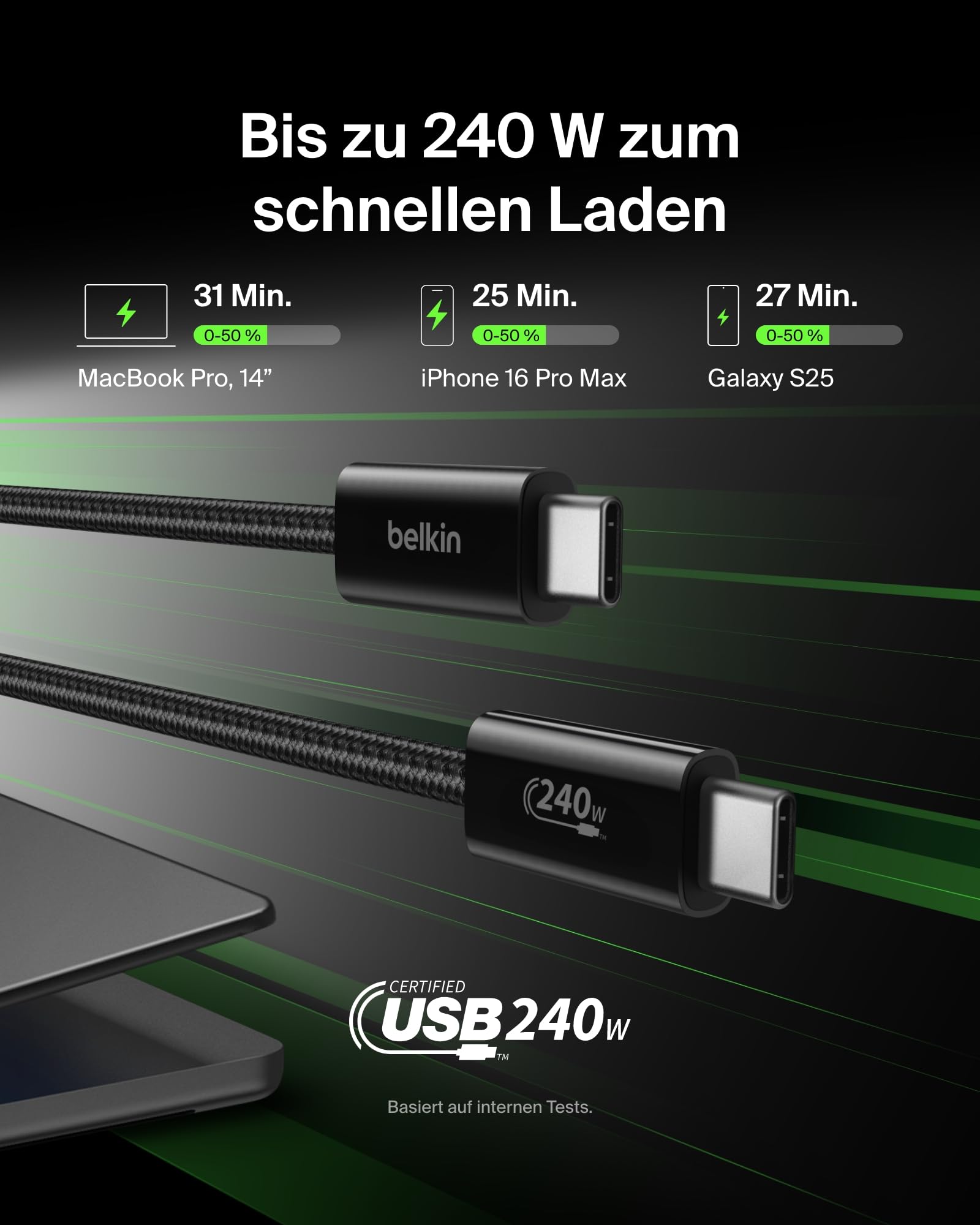 belkin-boostcharge-240w-usb-c-auf-usb-c-ladekabel-1-5m-2er-pack-schwarz image 2