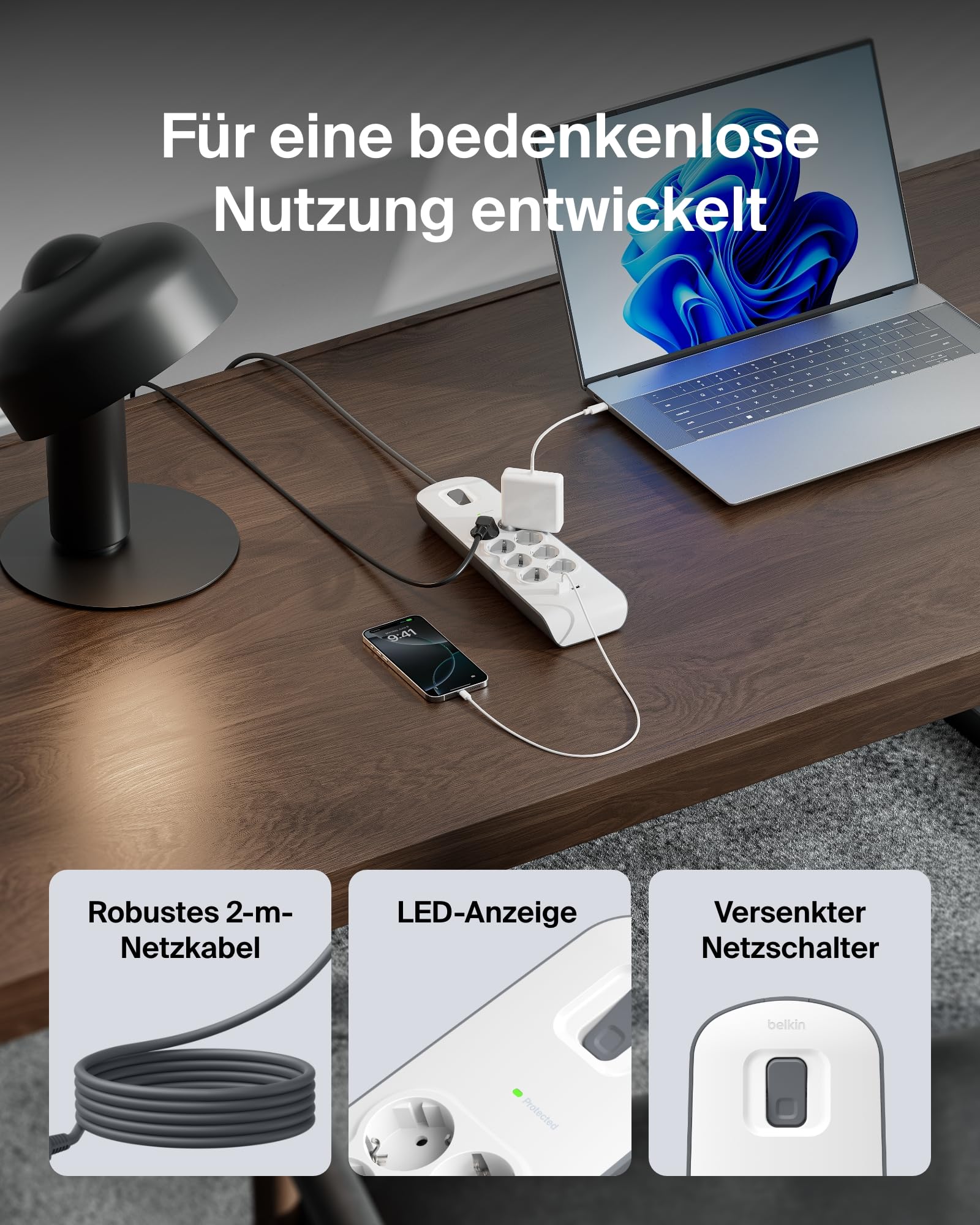 belkin-8-fach-steckdosenleiste-mit-berspannungsschutz-und-usb-a-2-4-a-2-m-kabel- image 6