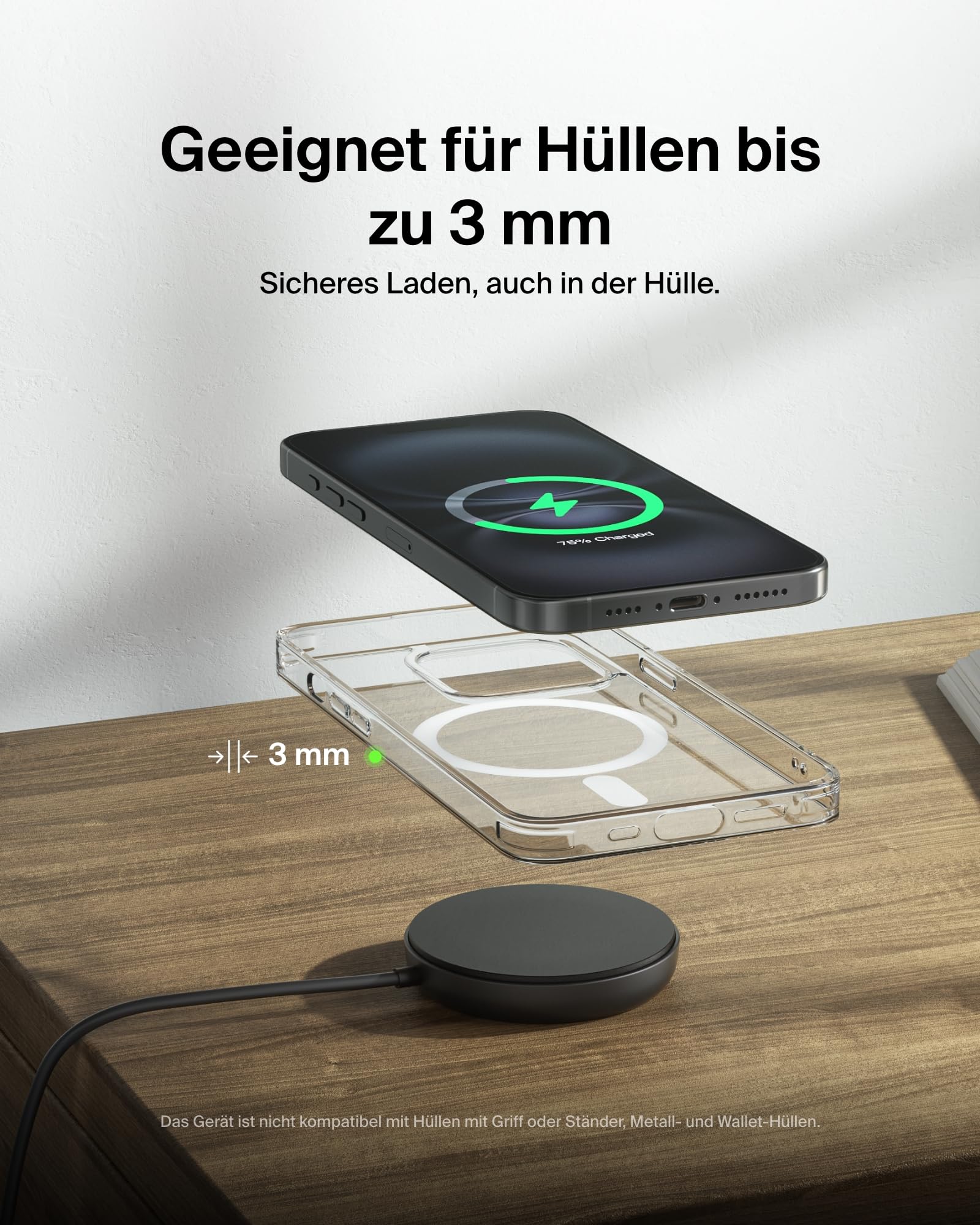 belkin-boostcharge-pro-qi2-kabelloses-ladeger-t-mit-st-nder-15-w-magsafe-kompati image 6