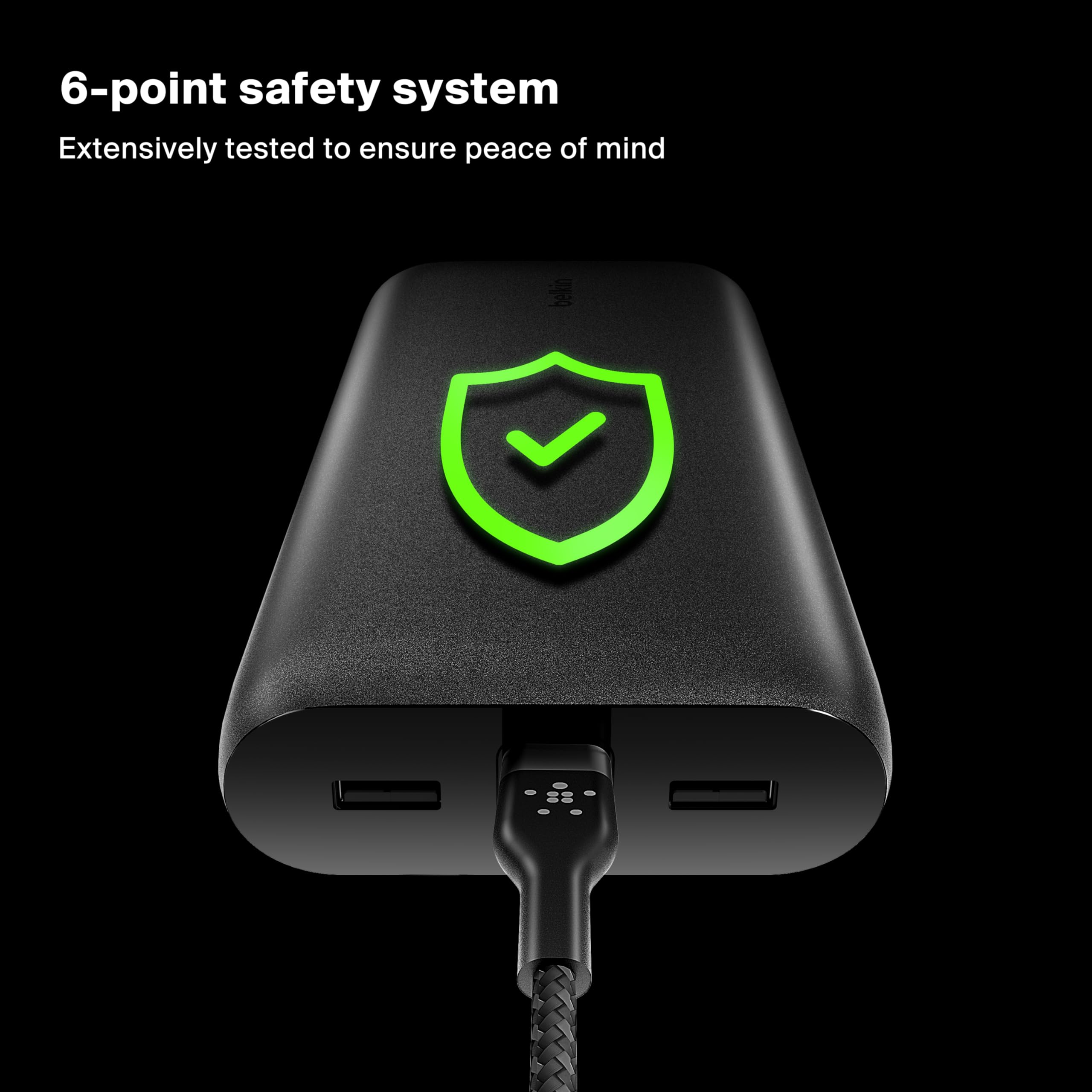 belkin-boostcharge-26000mah-powerbank-4-port-32w-usb-c-usb-a-schwarz image 7
