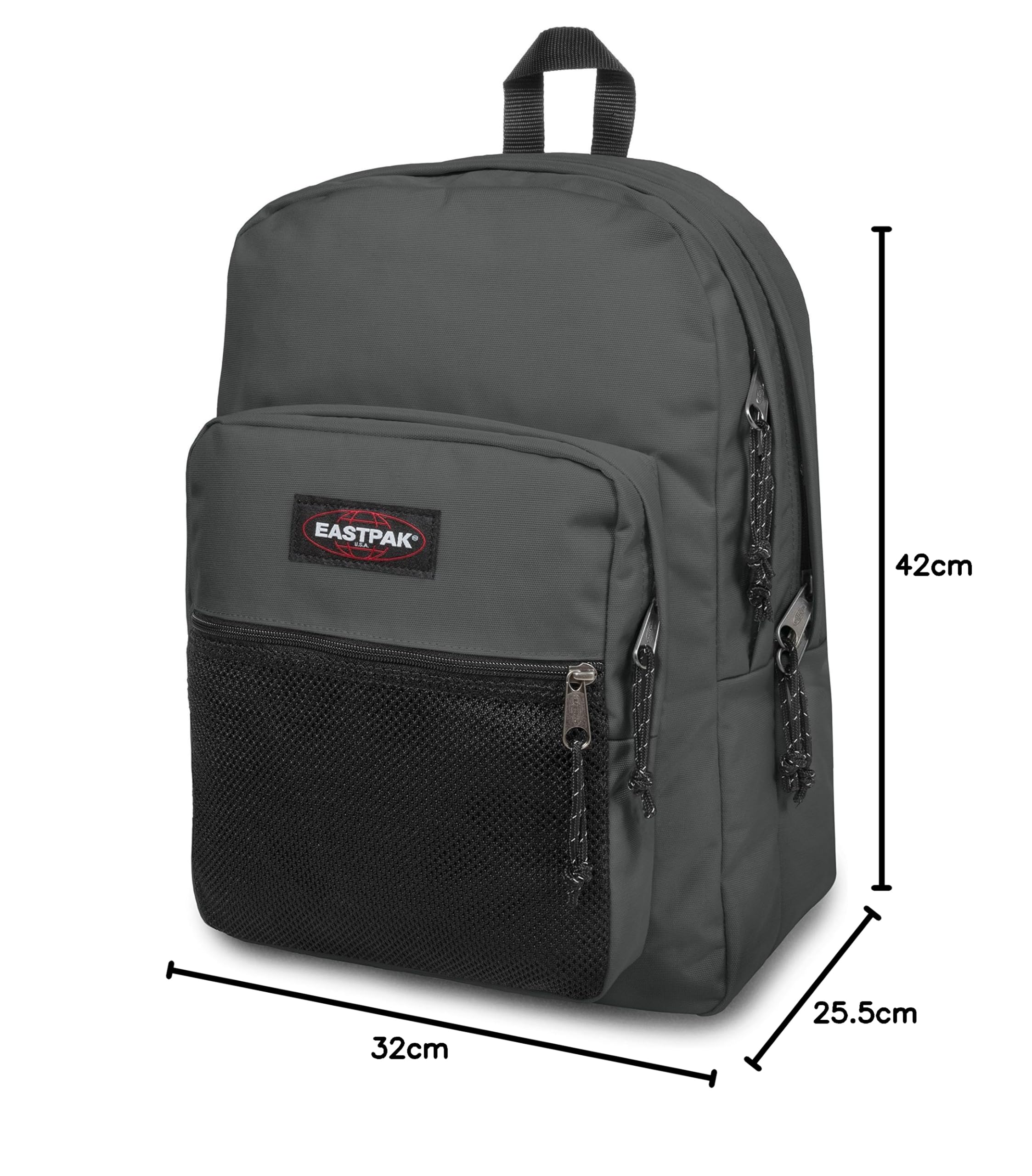 eastpak-pinnacle-rucksack-38-liter-in-good-grey-robuster-alltagsrucksack-mit-lap image 7