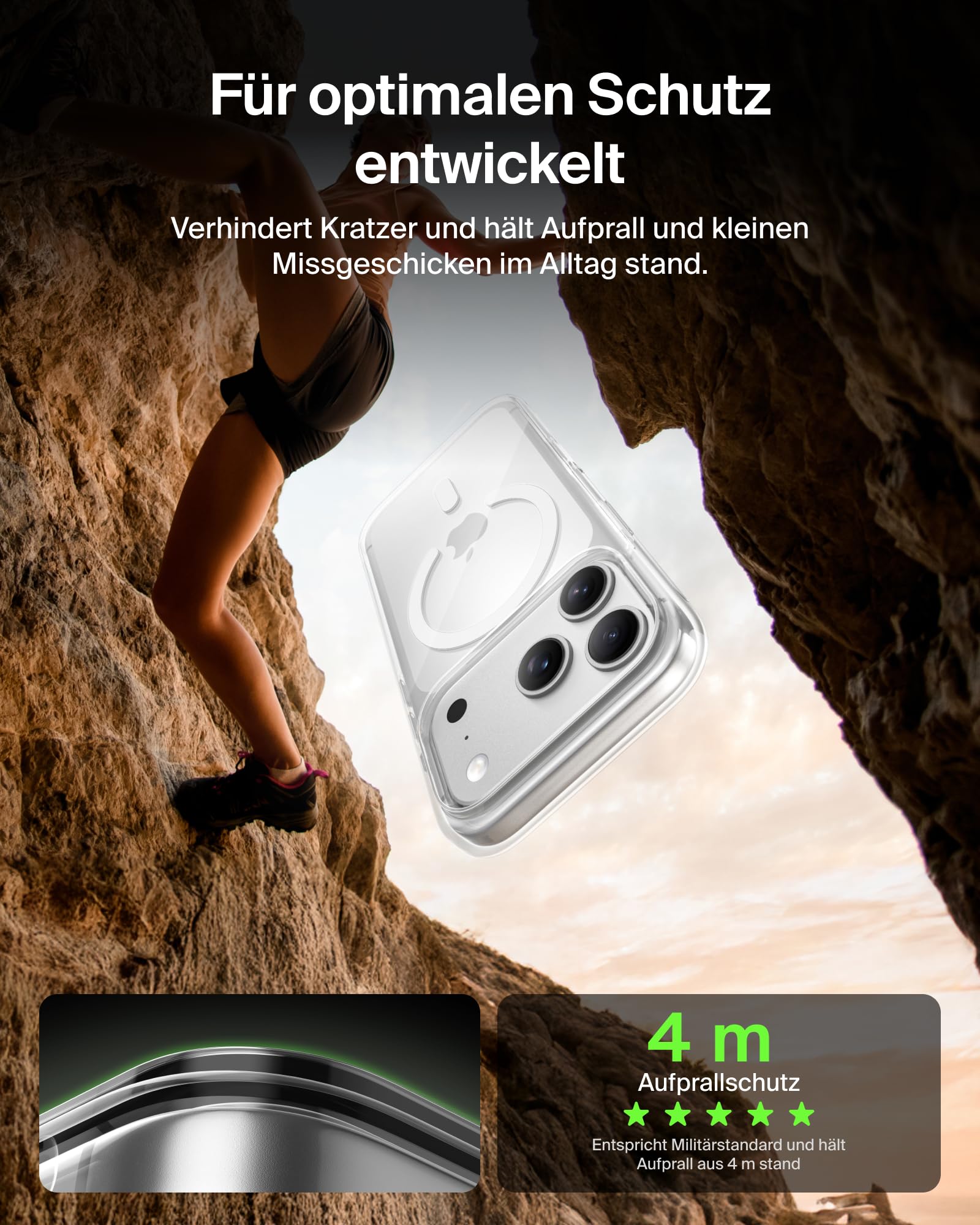 belkin-sheerforce-clear-handyh-lle-f-r-iphone-17-pro-magsafe-transparent image 2
