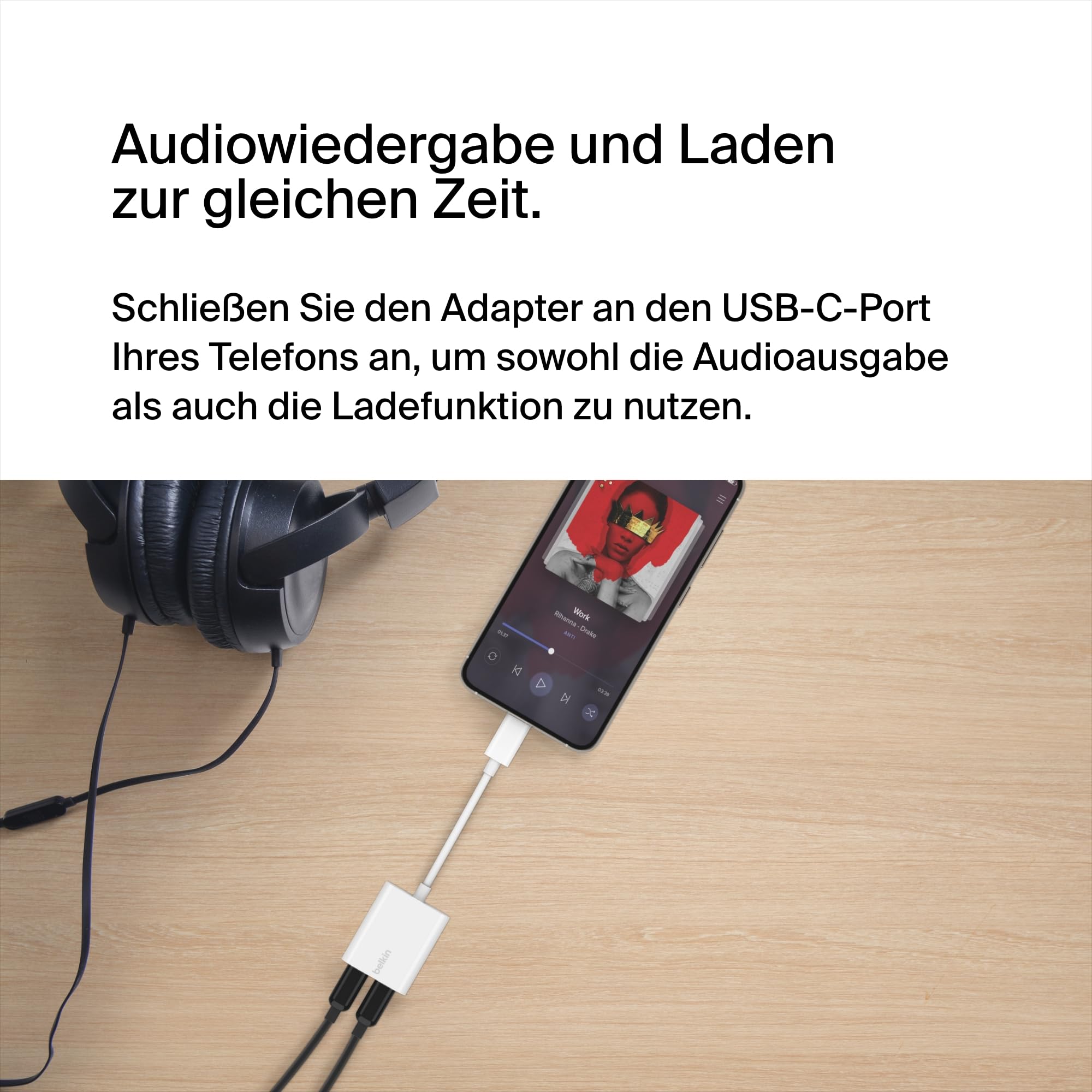 belkin-rockstar-usb-c-audio-und-ladeadapter-wei-mit-passthrough-laden-bis-60-w image 2