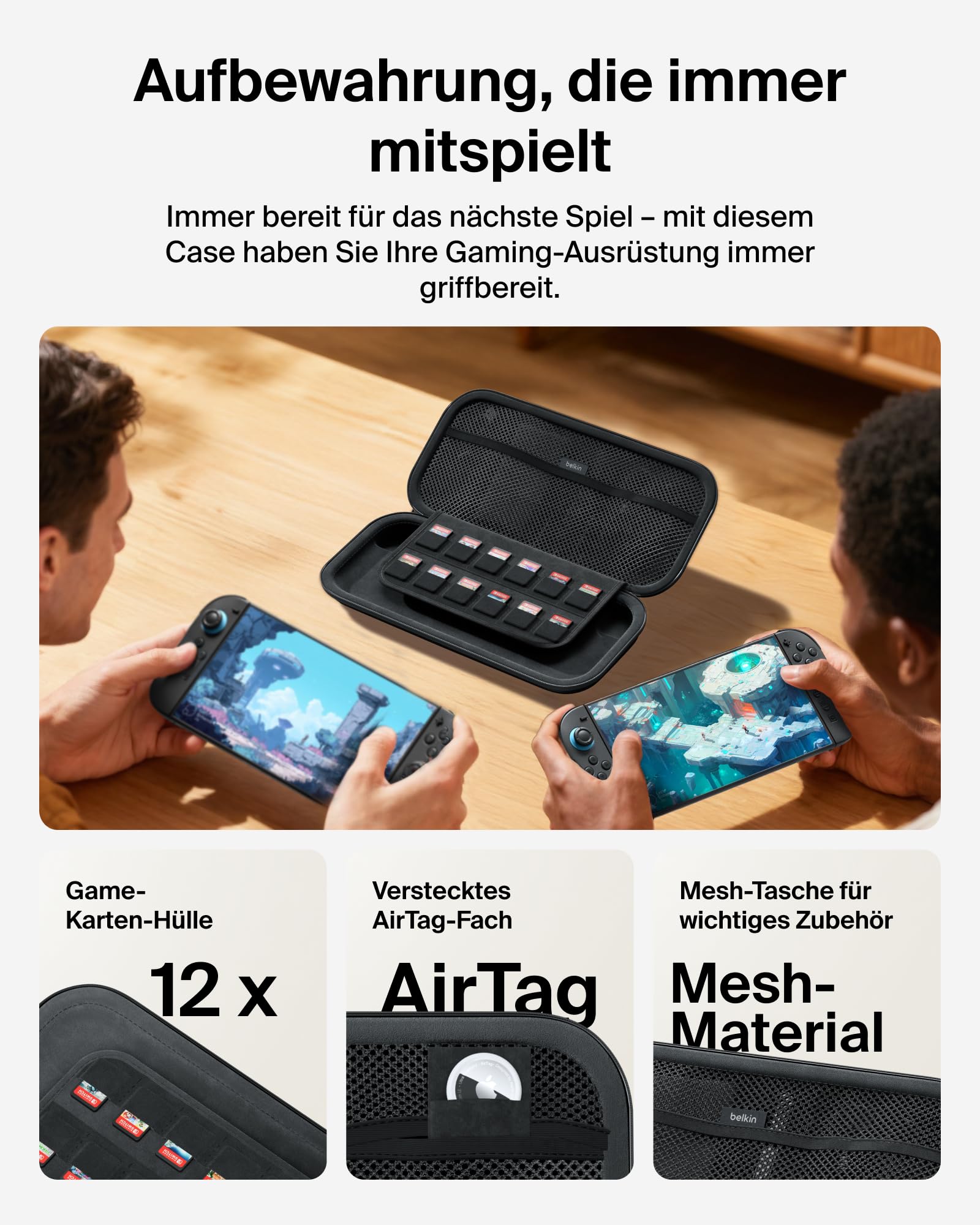 belkin-gaming-nintendo-switch-2-tasche-travel-bag-mit-airtag-fach image 5