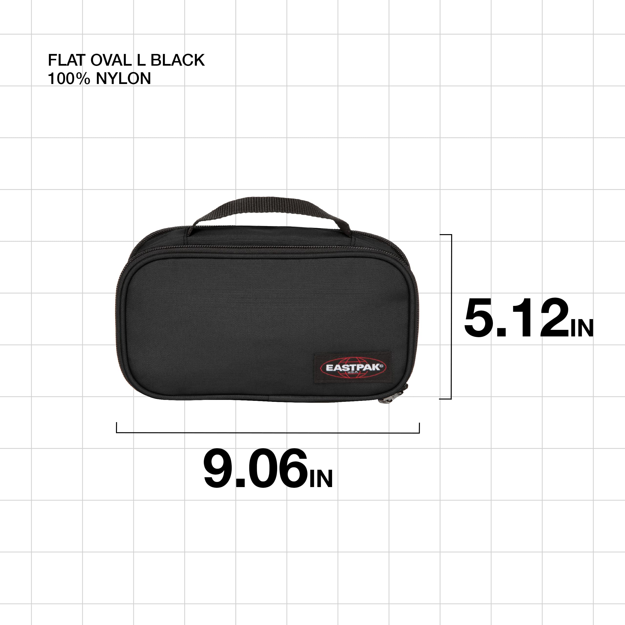 eastpak-flat-oval-l-federm-ppchen-23-cm-schwarz image 2