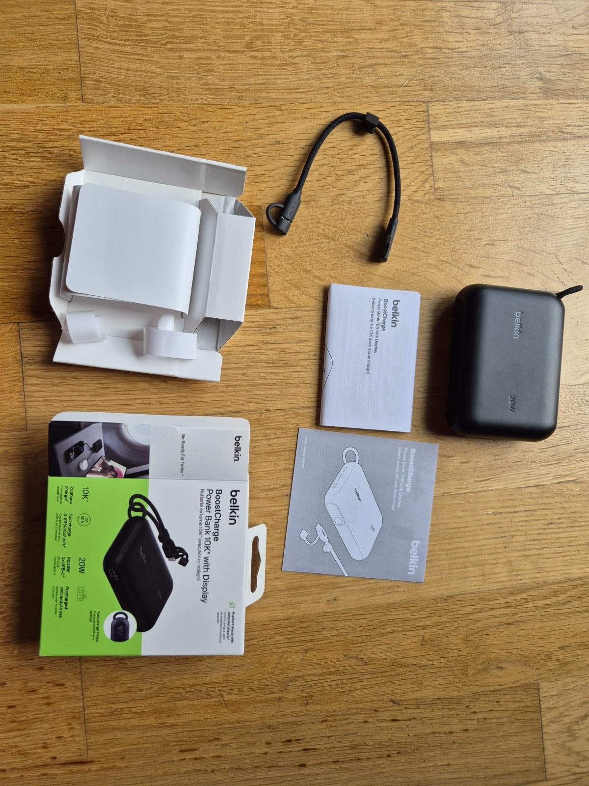 Gute Powerbank, aber das Ladekabel fehlt