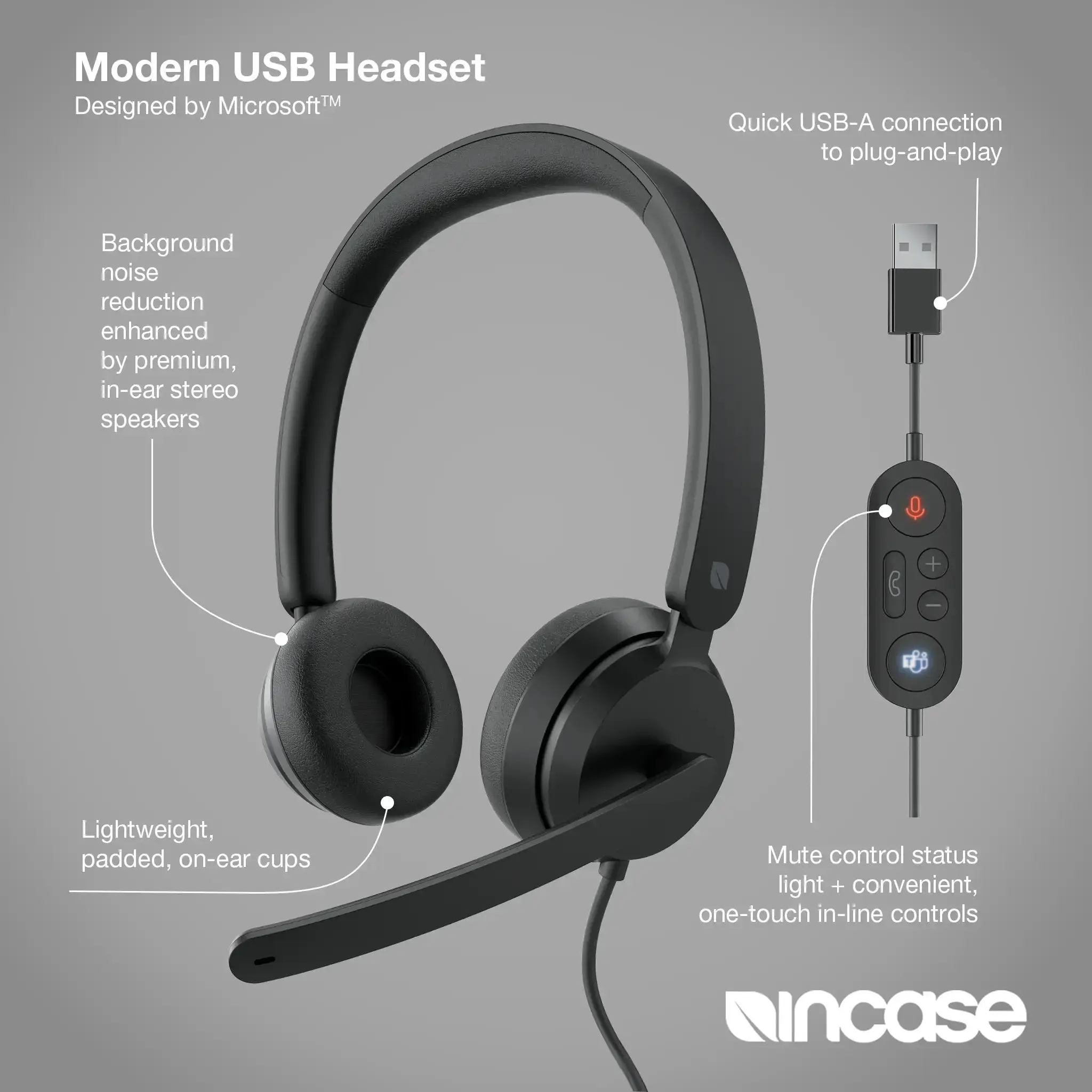 incase-designed-by-microsoft-modern-usb-headset-on-ear-headset-mit-teams-integra image 3