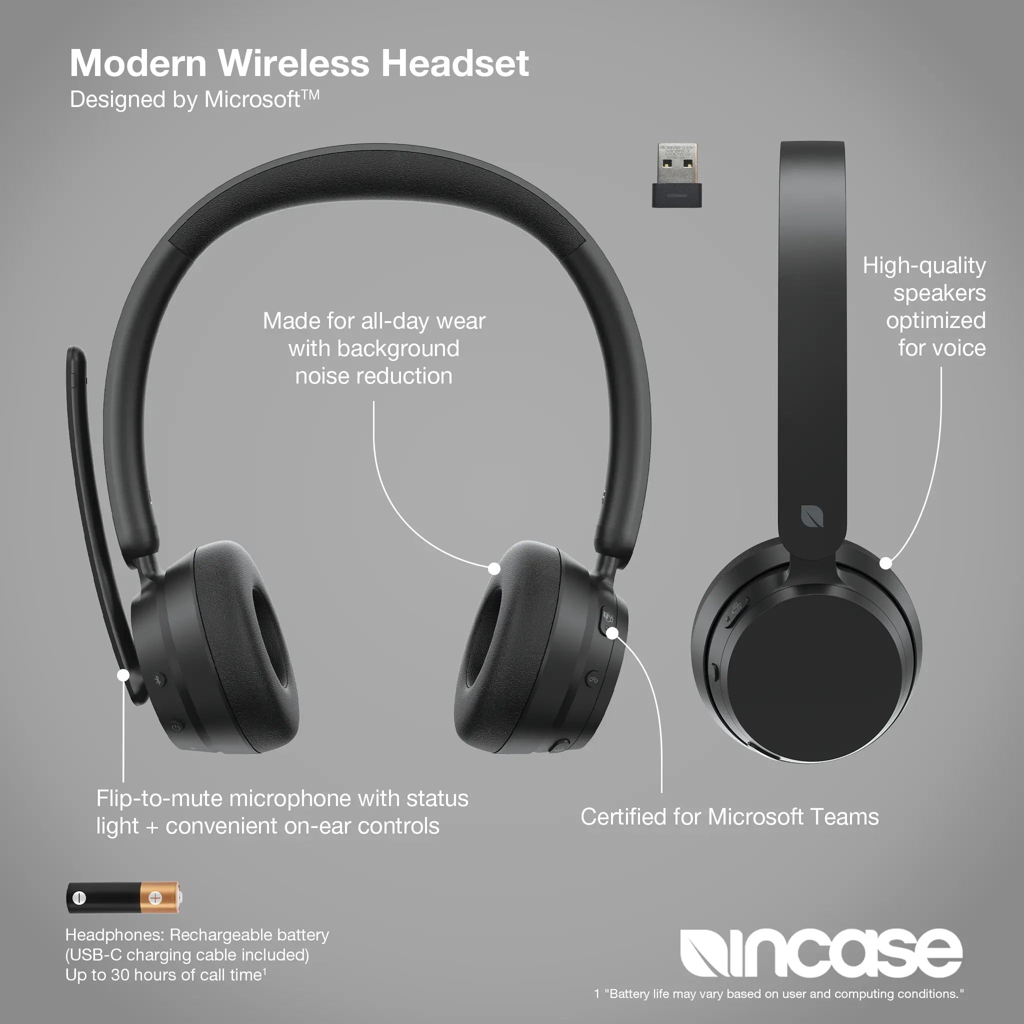 incase-designed-by-microsoft-modern-wireless-headset-f-r-teams-zertifiziert image 3