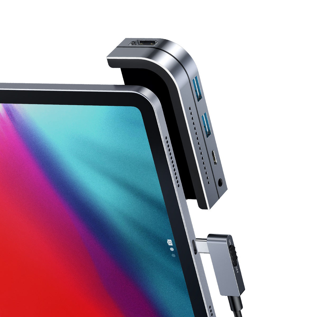 baseus-6-in-1-usb-c-hub-f-r-ipad-pro-air-4k-hdmi-sd-tf-kartenleser-pd image 8