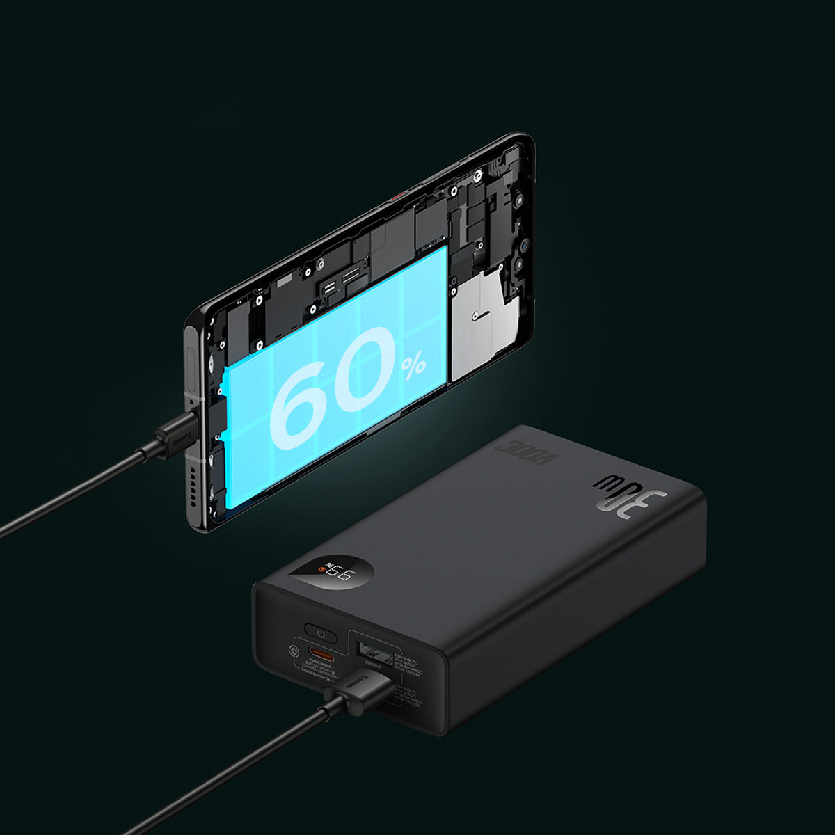 baseus-adaman2-power-bank-30w-20000mah-mit-vooc-support image 8