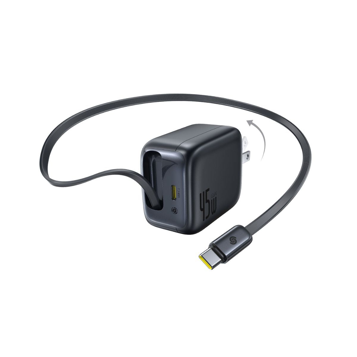 baseus-enercore-cj11-fast-charger-mit-einziehbarem-kabel-2c-45w image 3