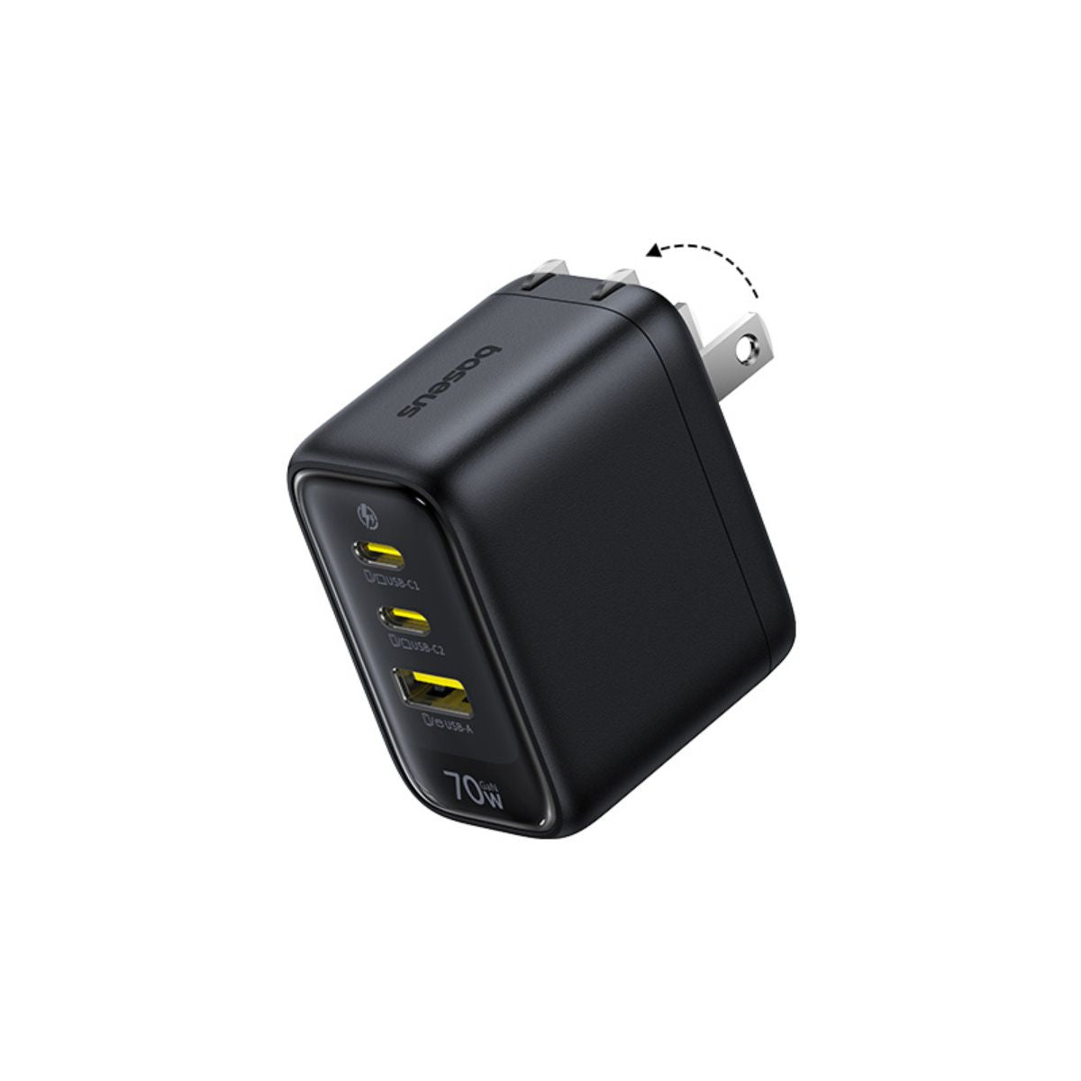 baseus-enerfill-fe22-gan6-fast-charger-70w-2x-usb-c-1x-usb-a image 7