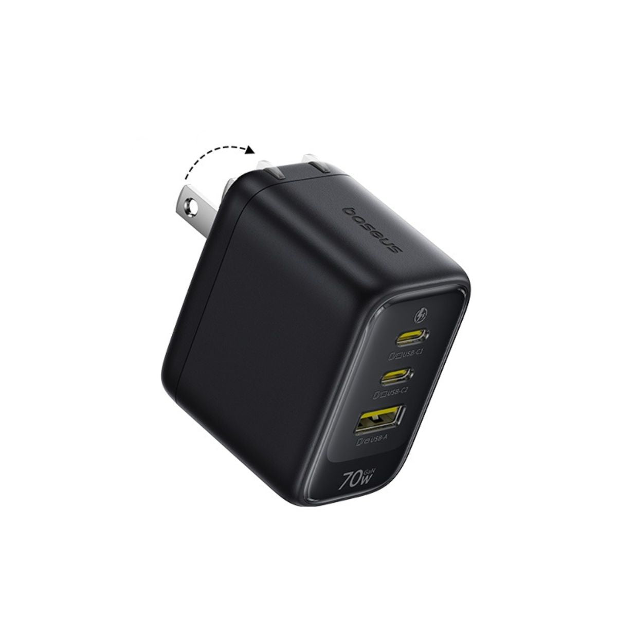 baseus-enerfill-fe22-gan6-fast-charger-70w-2x-usb-c-1x-usb-a image 5