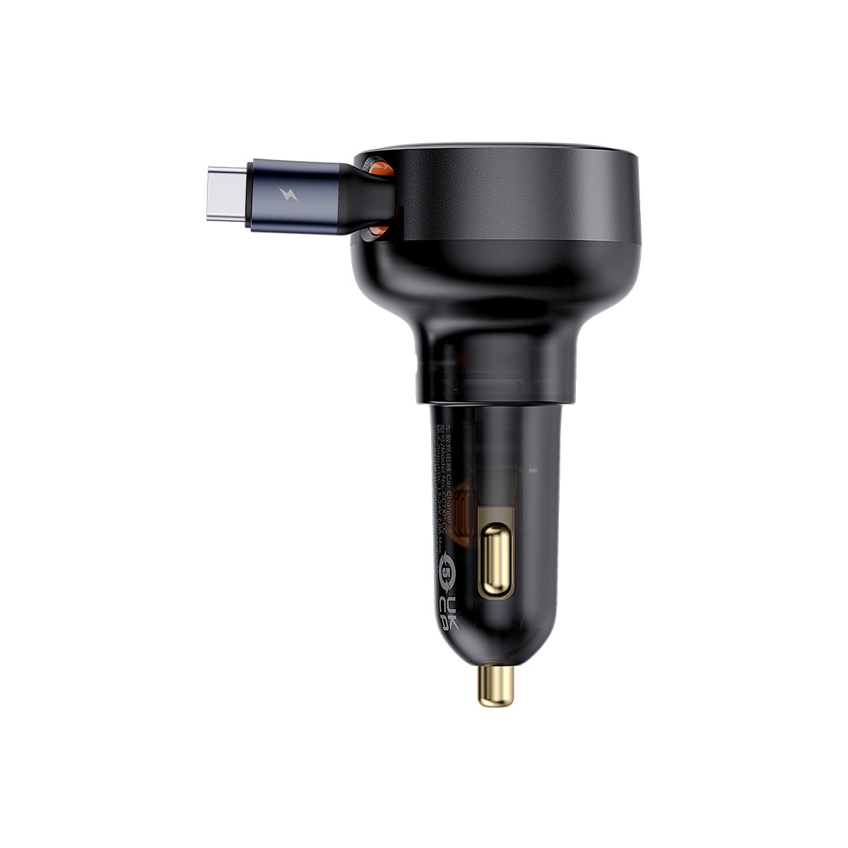 baseus-enjoyment-pro-retractable-usb-c-car-charger-60w image 3