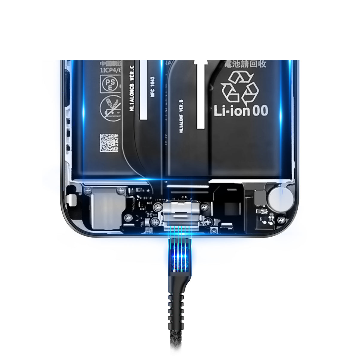 baseus-fish-eye-usb-c-spiralkabel-2a-1m-geflochtenes-nylon image 7