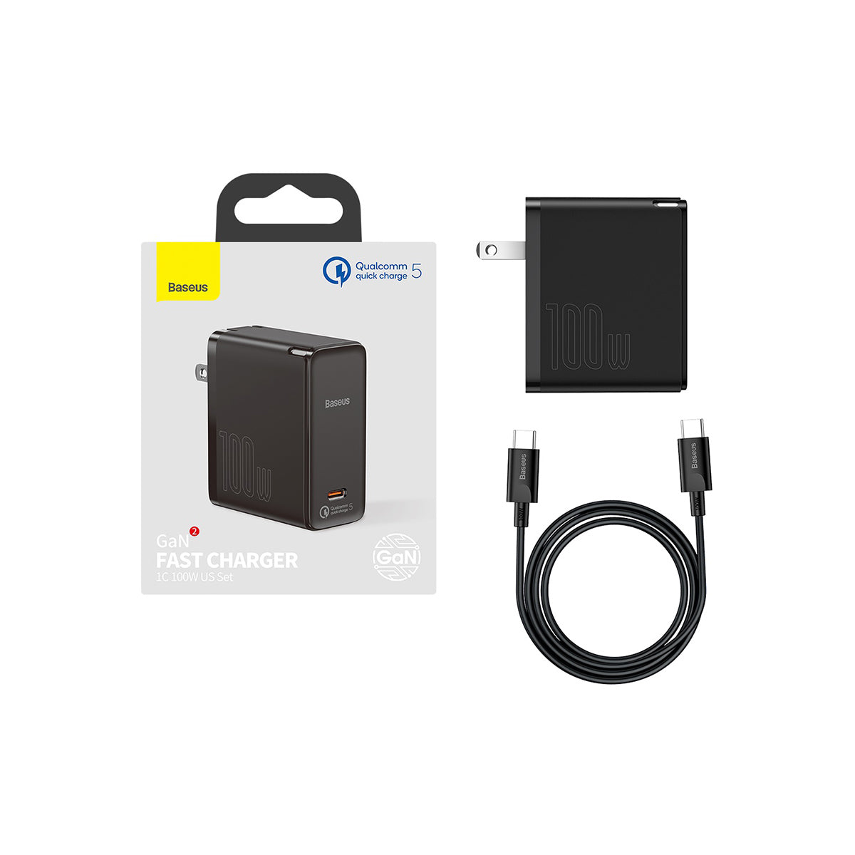 baseus-gan2-usb-c-ladeger-t-100w-mit-quick-charge-5-0-ein-port-volle-power image 6