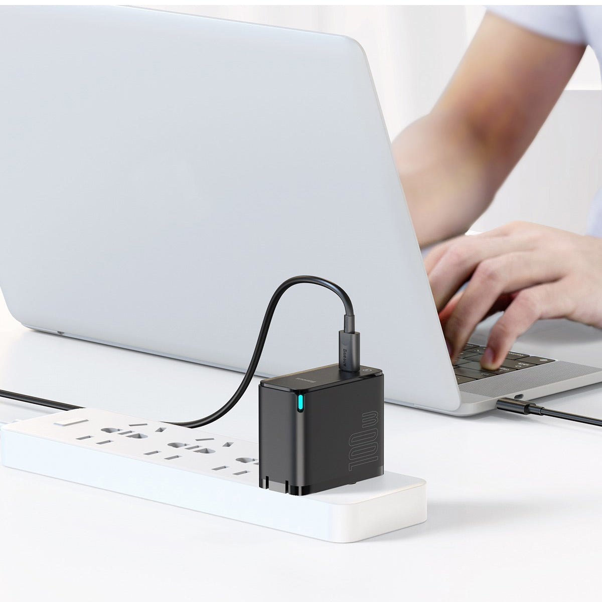 baseus-gan2-usb-c-ladeger-t-100w-mit-quick-charge-5-0-ein-port-volle-power image 7