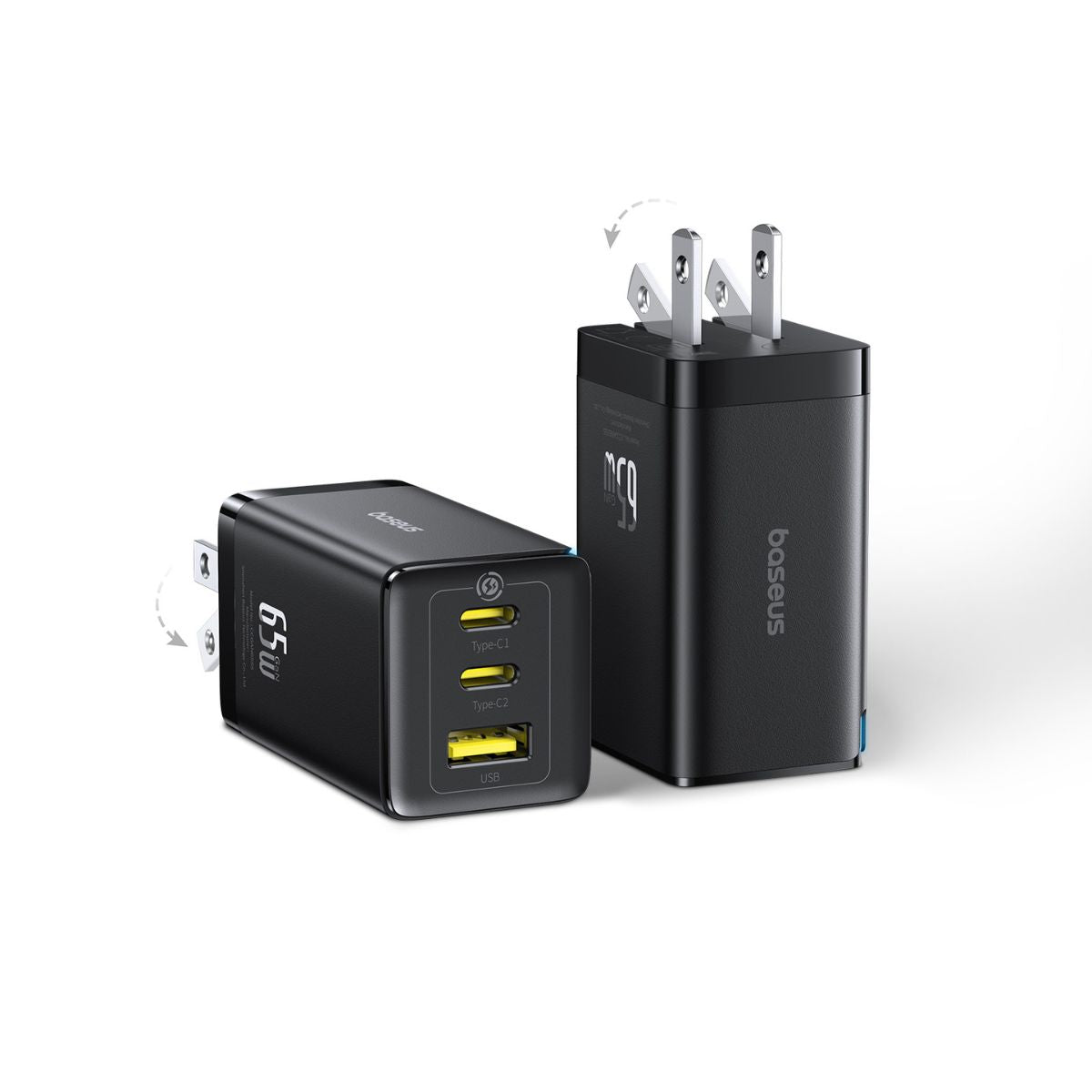 baseus-gan5-pro-2er-pack-fast-charger-2c-u-65w image 3