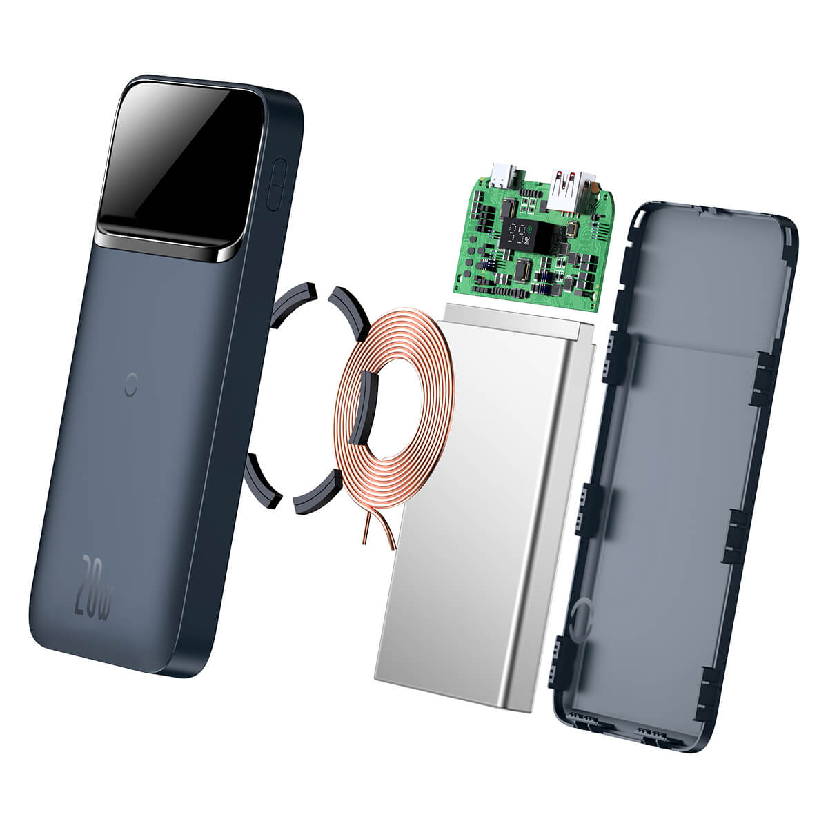 baseus-magnetic-power-bank-20w-10000mah-mit-led-display image 8