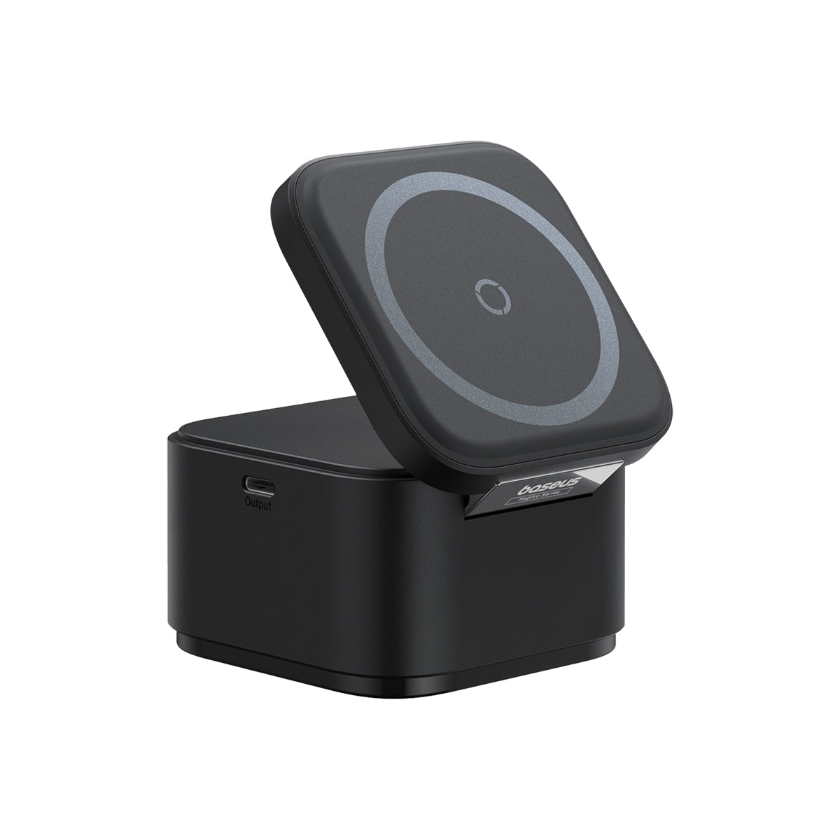 baseus-magpro-2-in-1-magnetic-wireless-charger-25w image 2