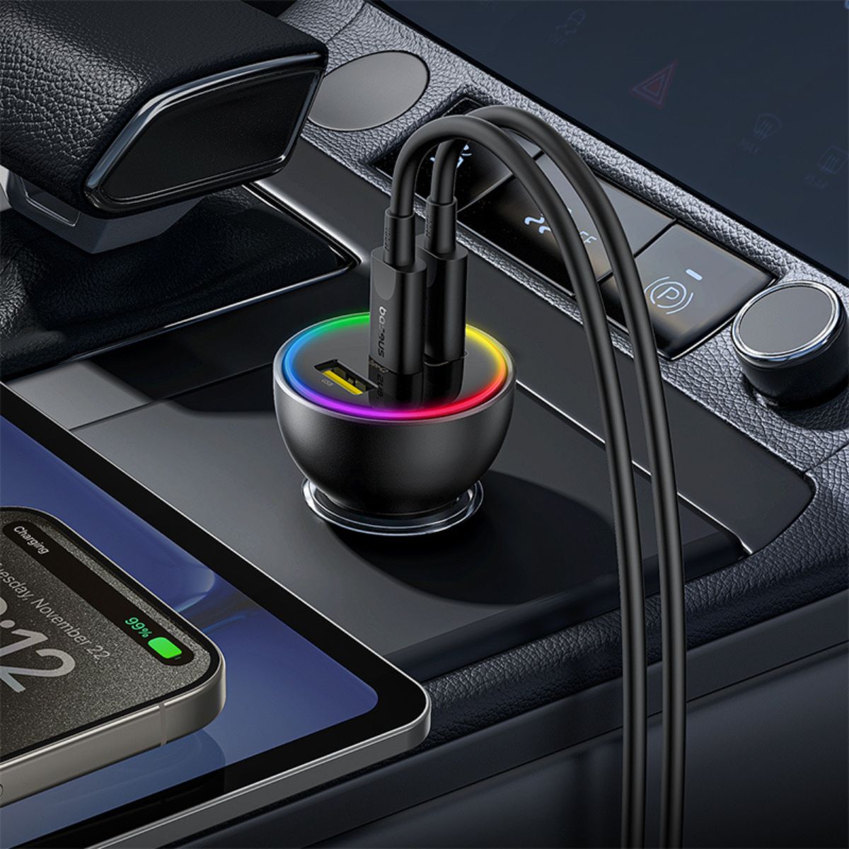 baseus-multi-port-schnelllade-autoladeger-t-c-c-u-152-5w-mit-rgb image 8