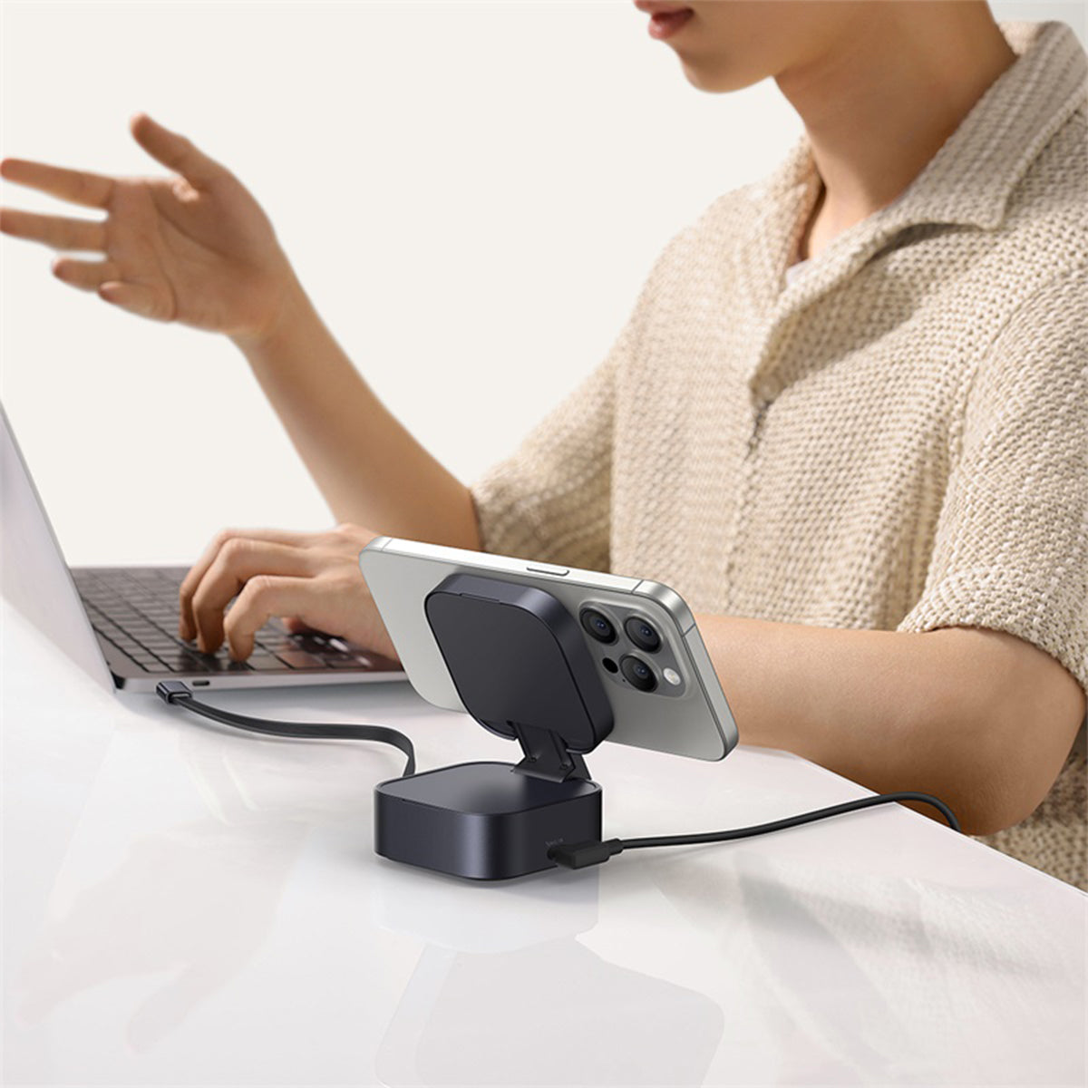 baseus-picogo-2-in-1-magnetisches-qi2-ladeger-t-mit-usb-c-kabel-67w image 8