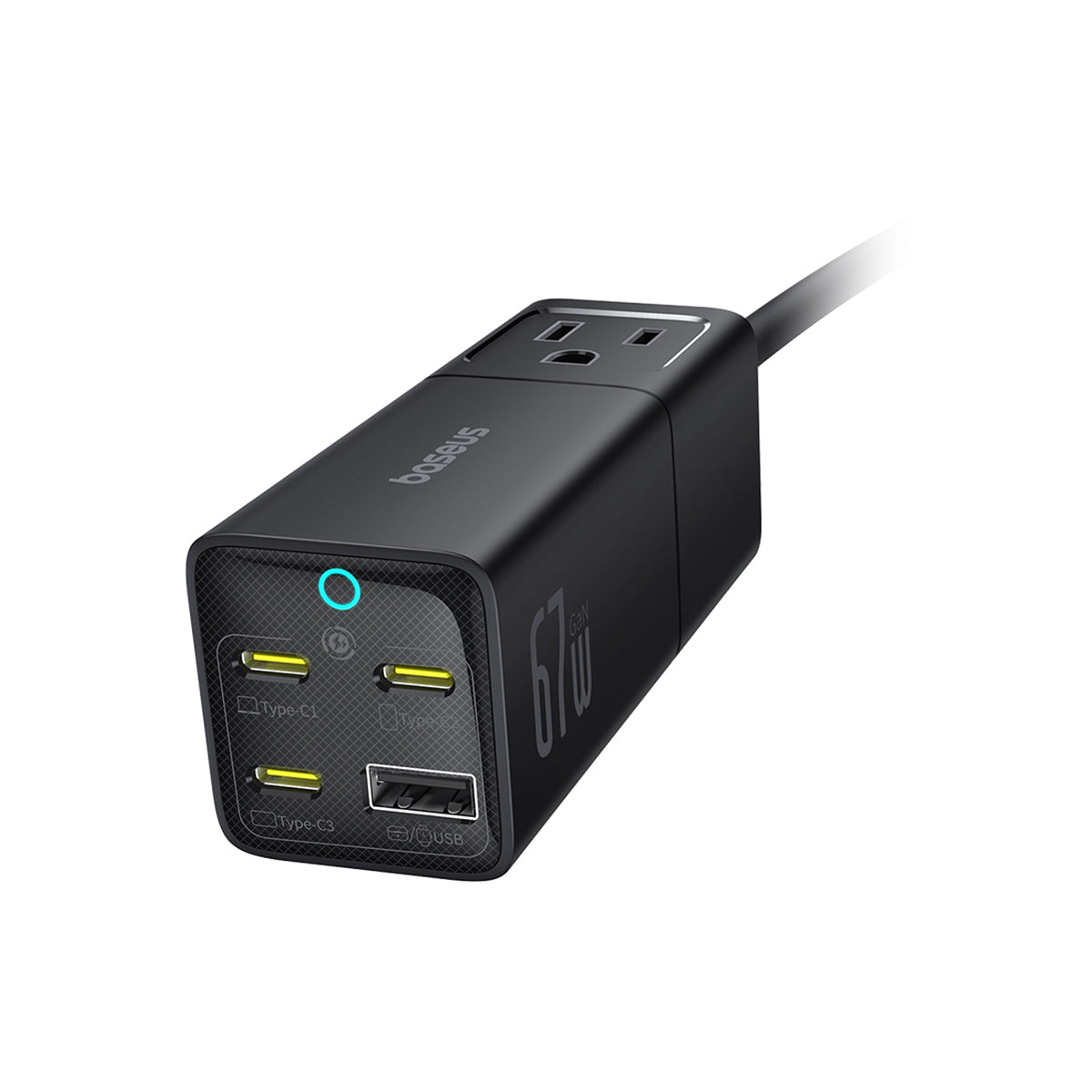 baseus-powercombo-mini-steckdosenleiste-mit-usb-c-67w-5-in-1 image 3