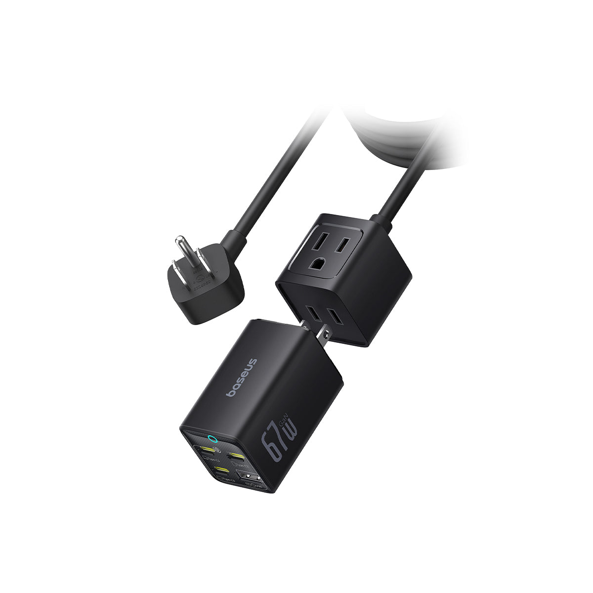 baseus-powercombo-mini-steckdosenleiste-mit-usb-c-67w-5-in-1 image 4