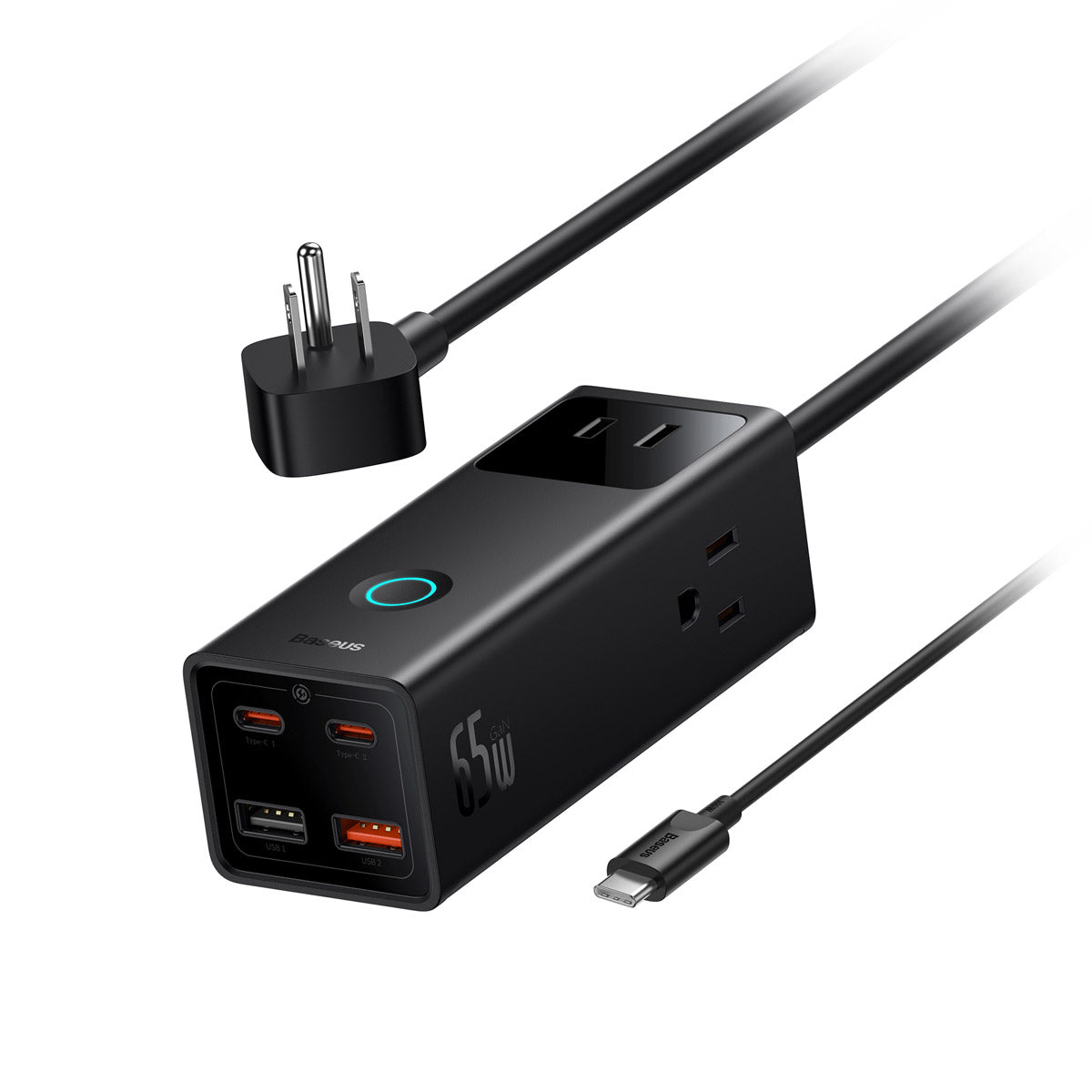 baseus-powercombo-pro-7-in-1-steckdosenleiste-65w-3-ac-2-usb-c-2-usb-a image 1