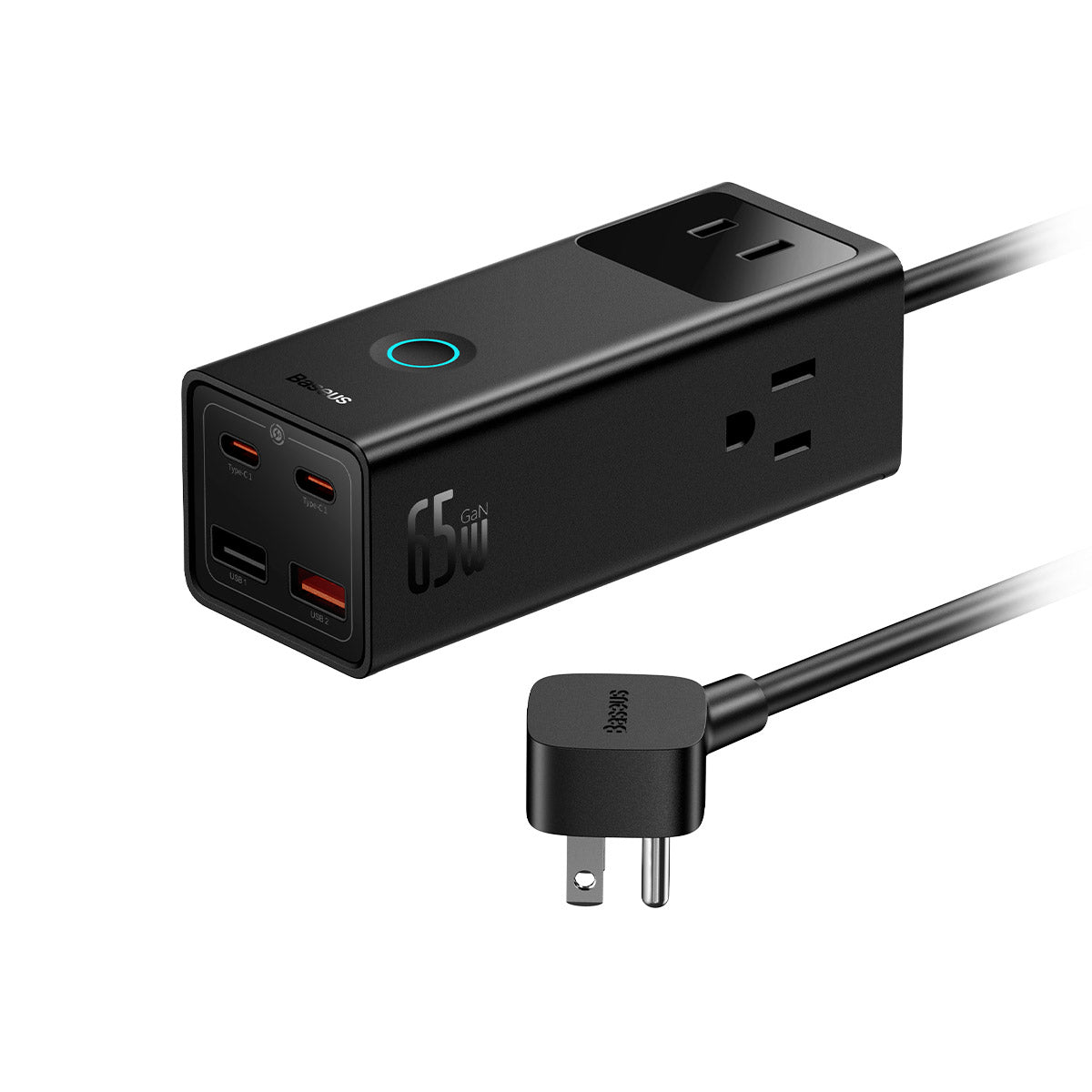 baseus-powercombo-pro-7-in-1-steckdosenleiste-65w-3-ac-2-usb-c-2-usb-a image 5