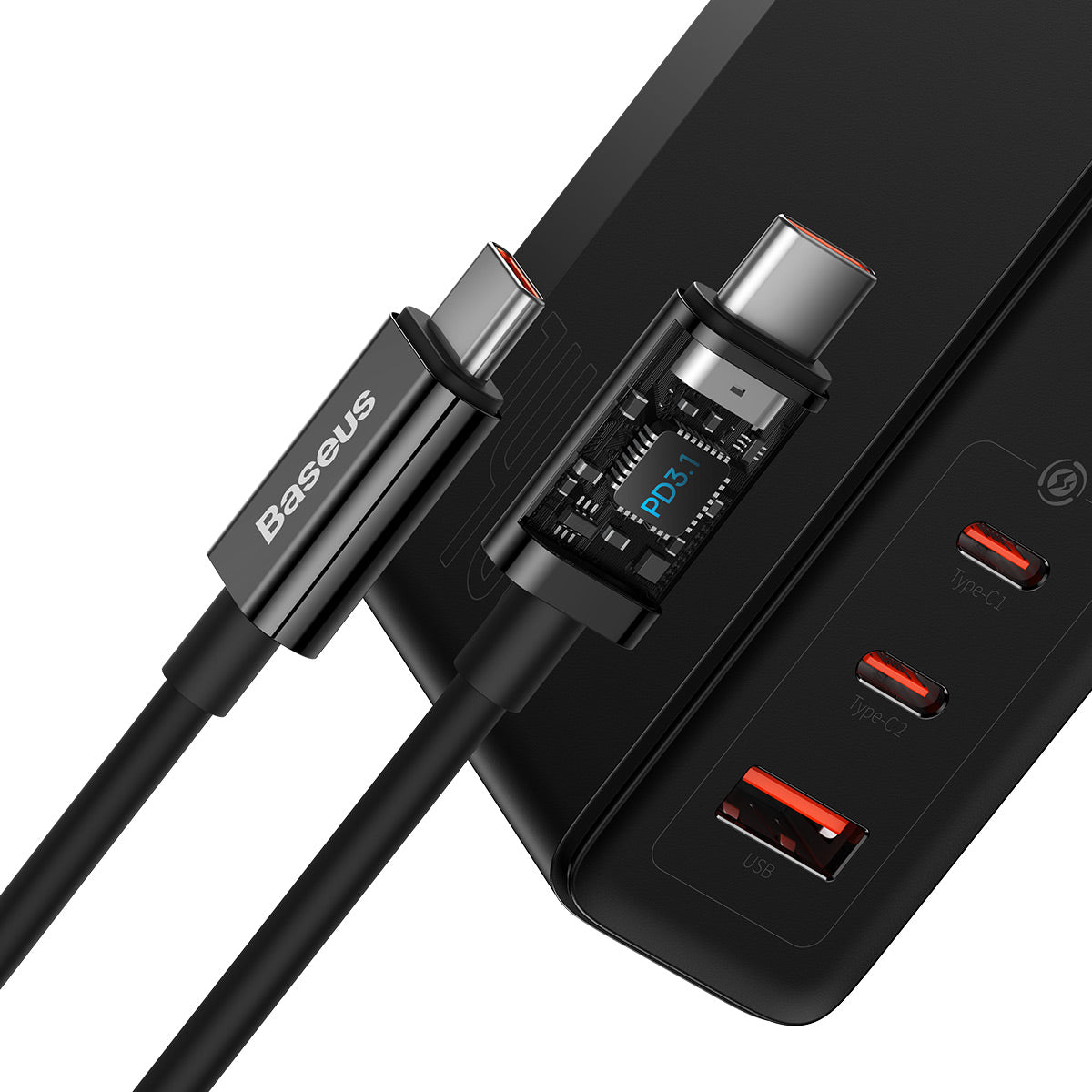 baseus-powermega-140w-gan-3-port-usb-c-ladeger-t image 5