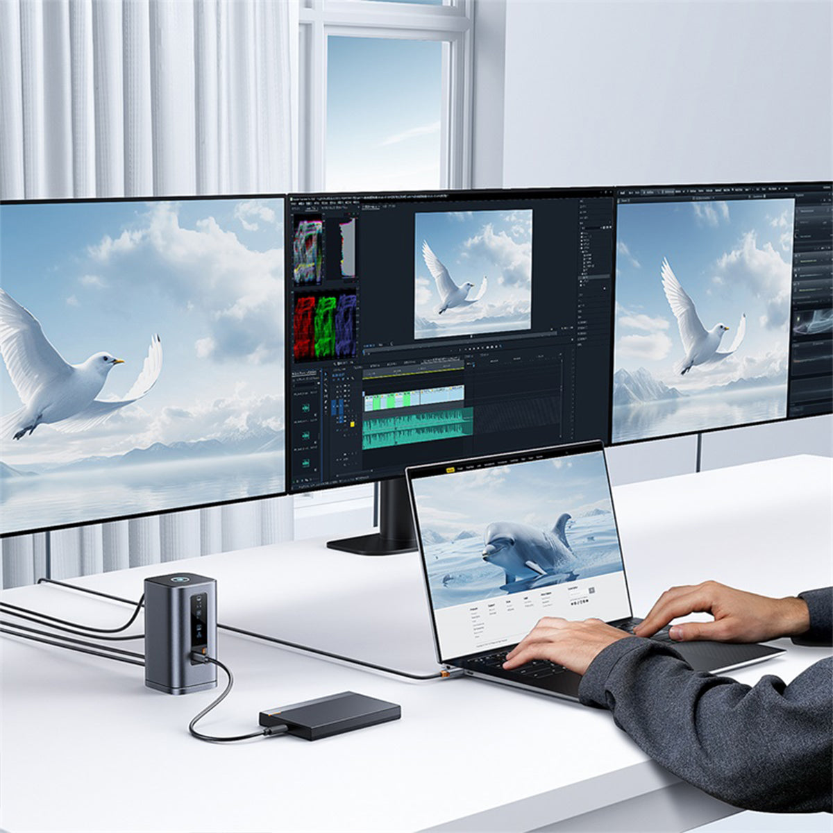 baseus-spacemate-11-in-1-docking-station-mit-dual-4k-display image 7