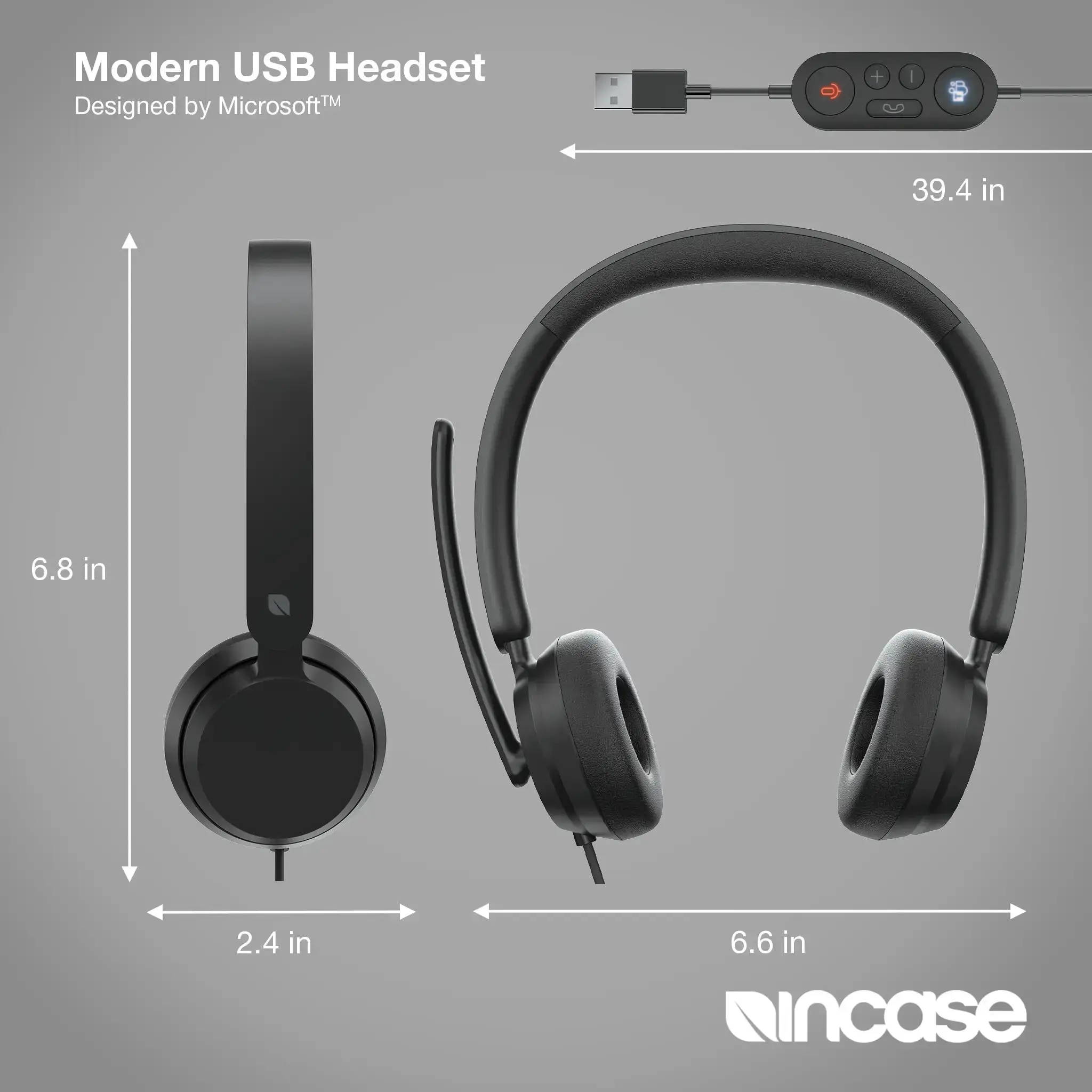 incase-designed-by-microsoft-modern-usb-headset-on-ear-headset-mit-teams-integra image 4