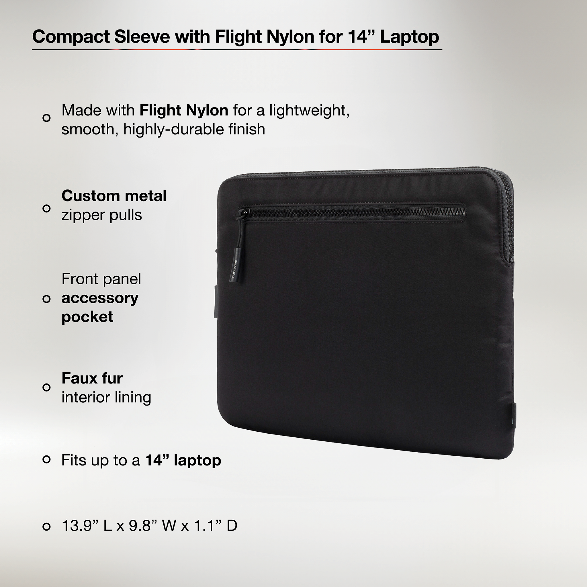 incase-compact-sleeve-f-r-14-zoll-laptops-aus-flight-nylon image 3