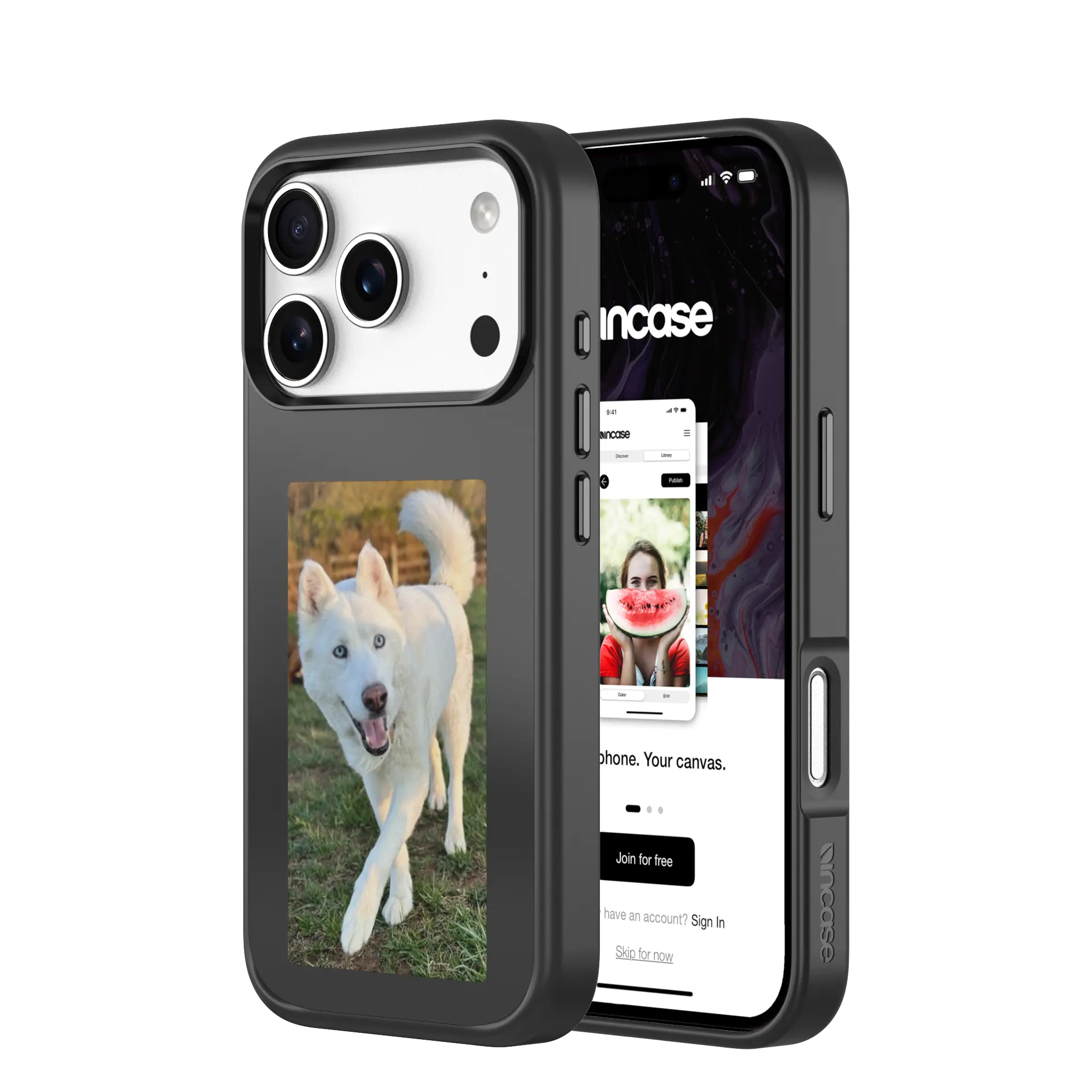 incase-my-flip-screen-case-f-r-iphone-17-pro-mit-e-ink-display image 2